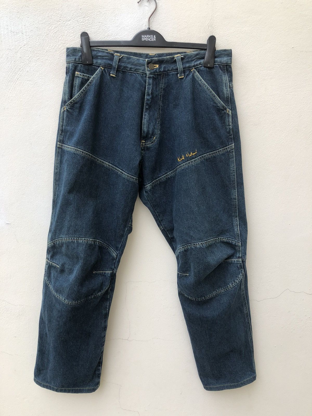 Karl Helmut Karl Helmut Patches Denim Size US 33 - 1 Thumbnail