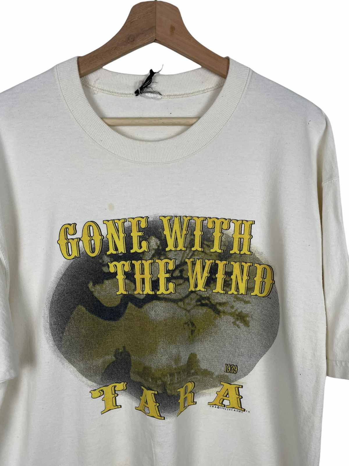 Vintage 90s Gone With The Wind Tara 1996 | Collectible Movie Tee Size US L / EU 52-54 / 3 - 3 Thumbnail