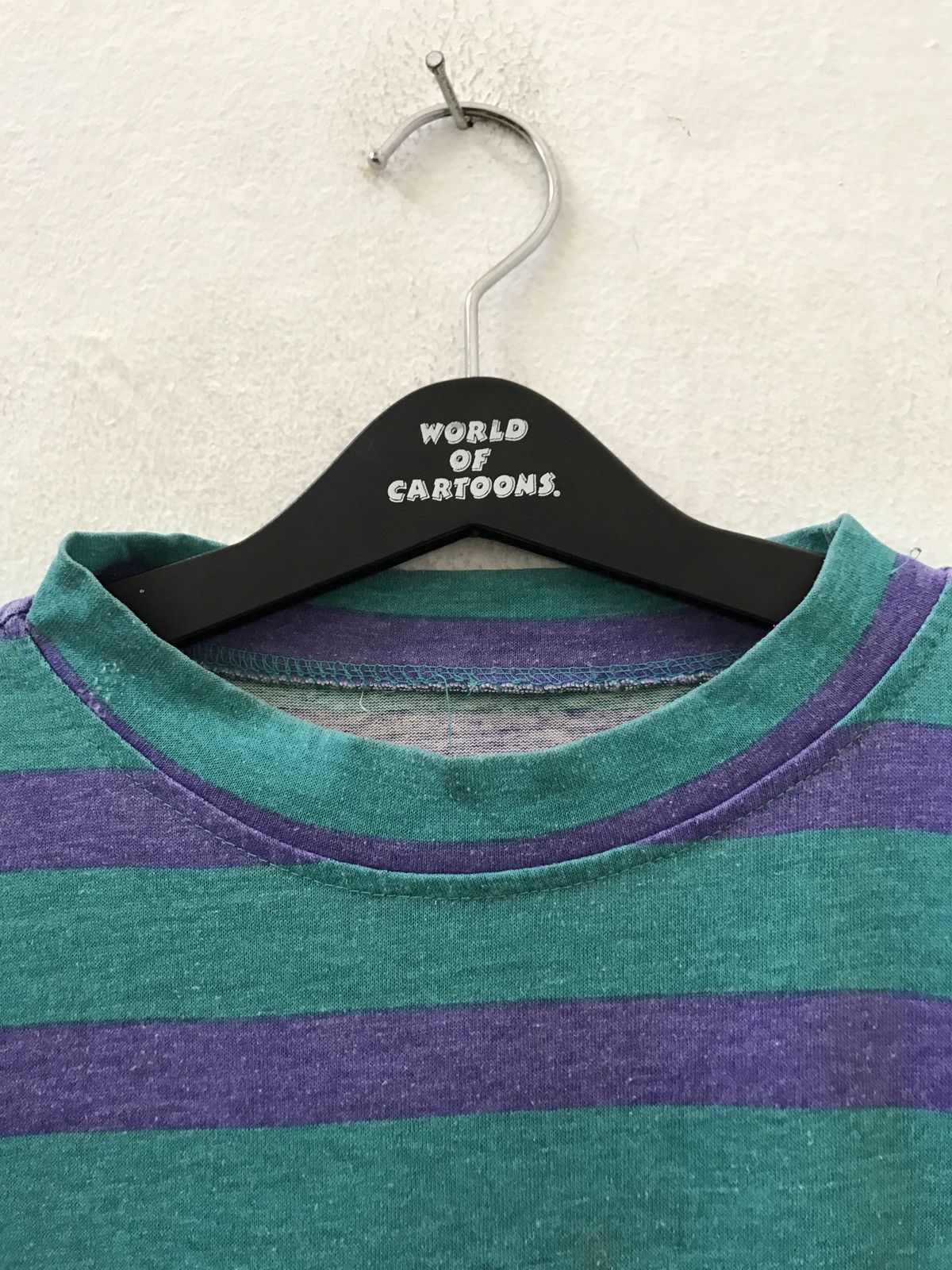 Vintage Vintage 90s Ocean Pacific Border Striped t shirt Size US XL / EU 56 / 4 - 3 Thumbnail