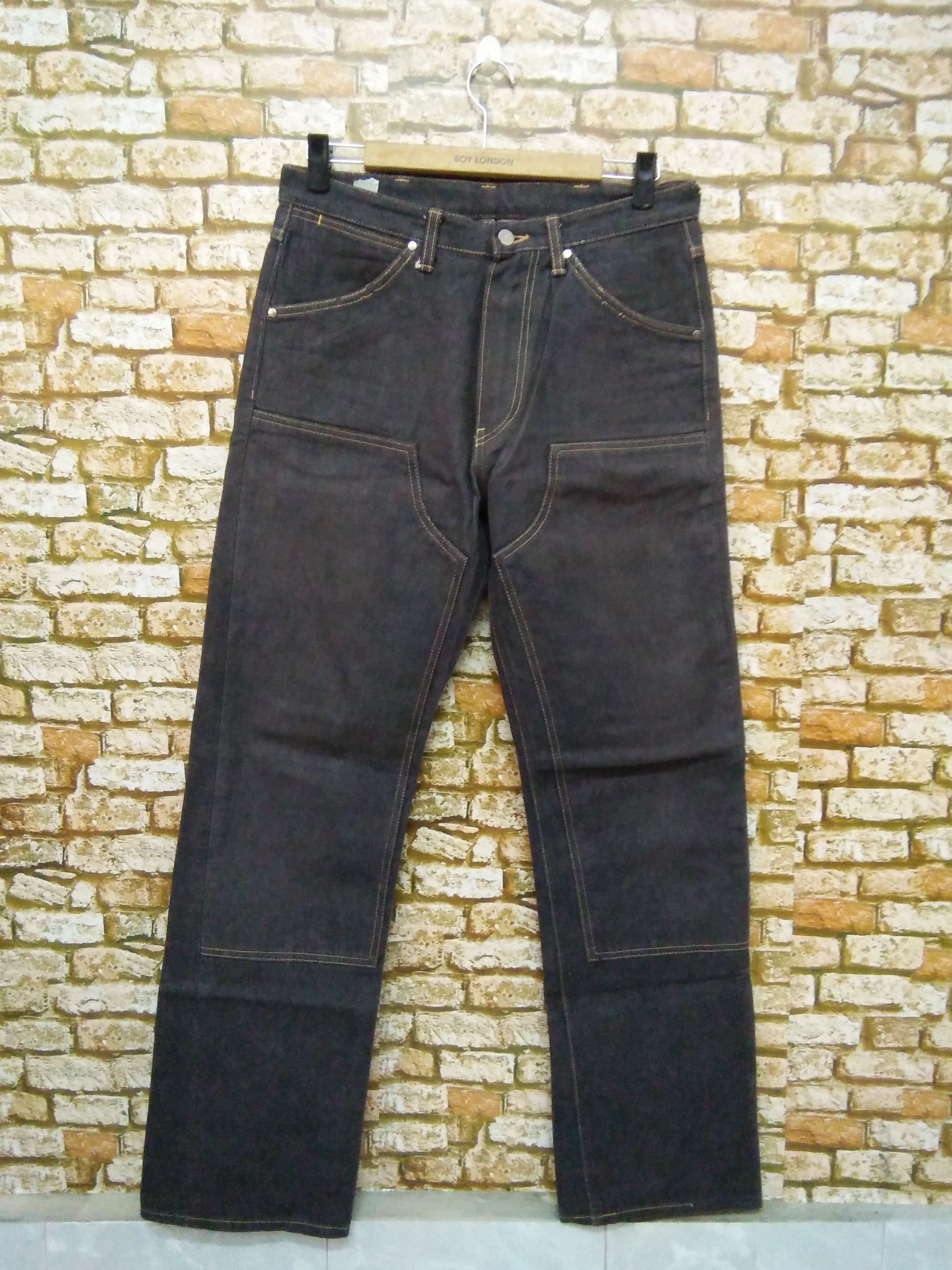 Bape × Vintage BAPE A BATHING APE SELVEDGE DENIM JAPAN DOUBLE (496) Size US 32 / EU 48 - 1 Thumbnail
