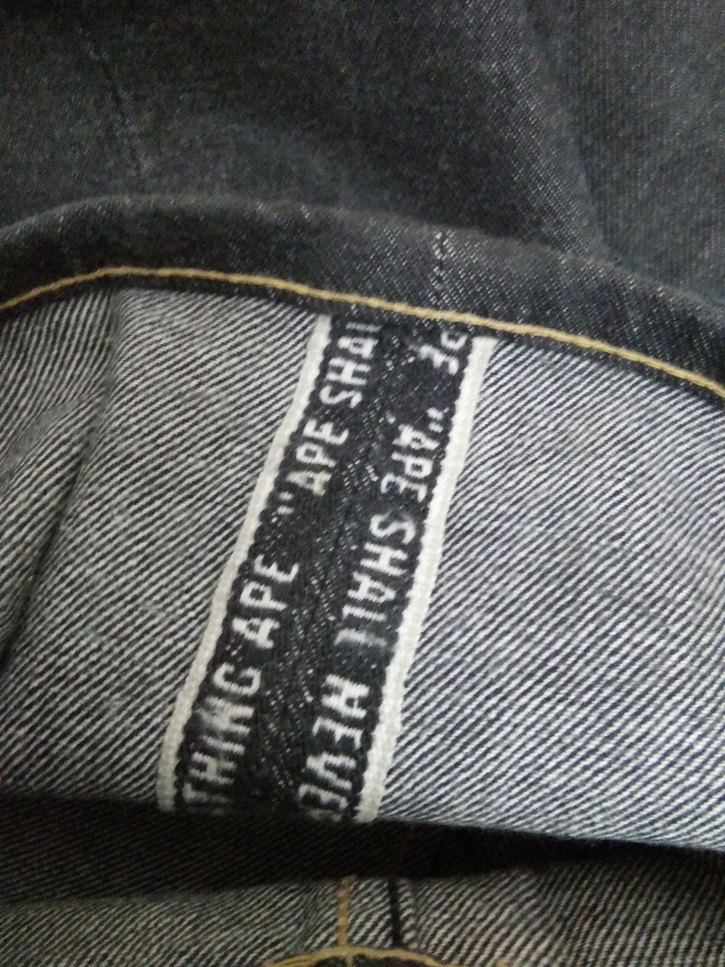 Bape × Vintage BAPE A BATHING APE SELVEDGE DENIM JAPAN DOUBLE (496) Size US 32 / EU 48 - 9 Thumbnail