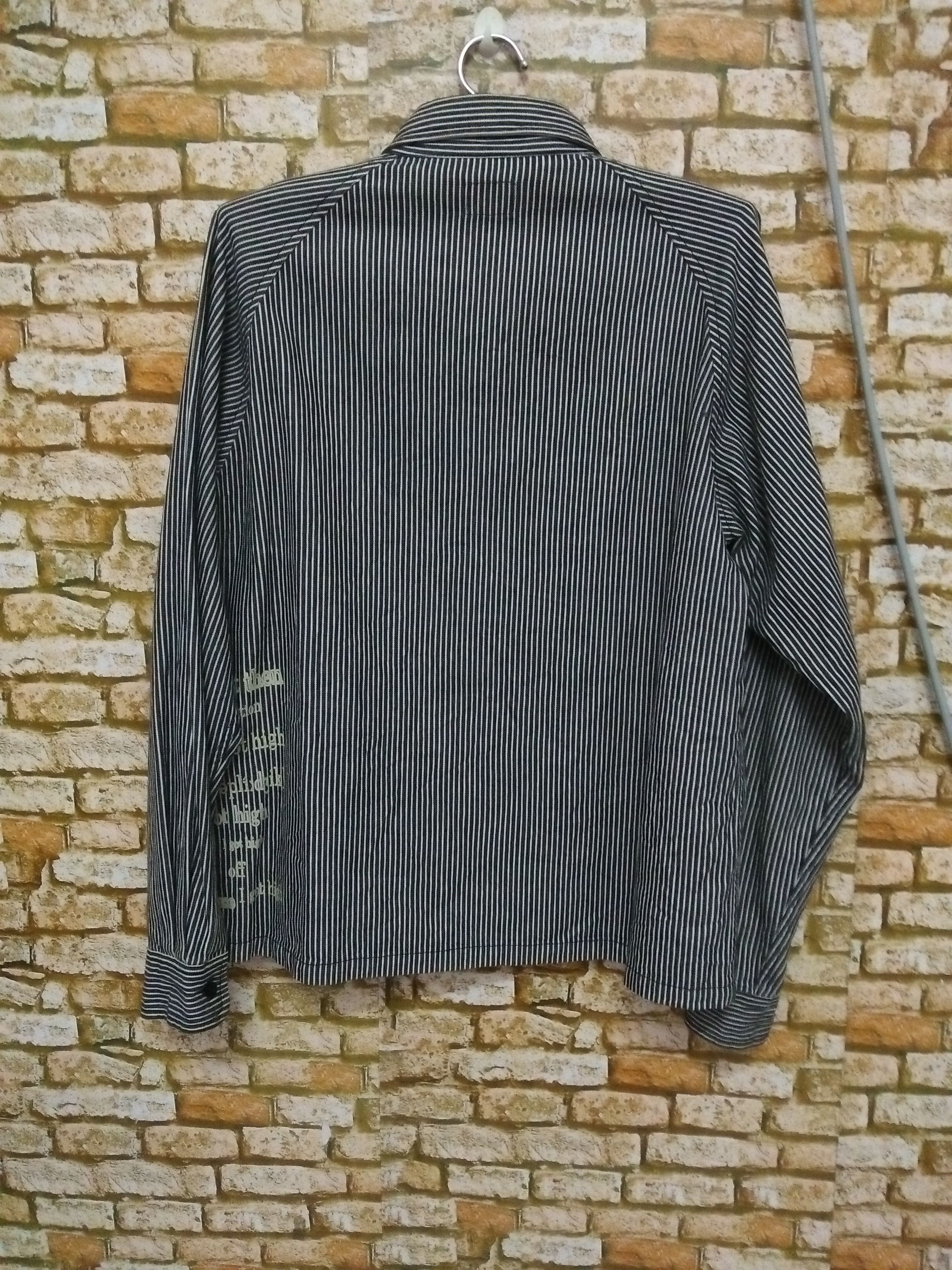 Takeo Kikuchi × Vintage 90s TAKEO KIKUCHI BONDAGE POEM CHORE WABASH SHIRT(B154) Size US L / EU 52-54 / 3 - 3 Thumbnail