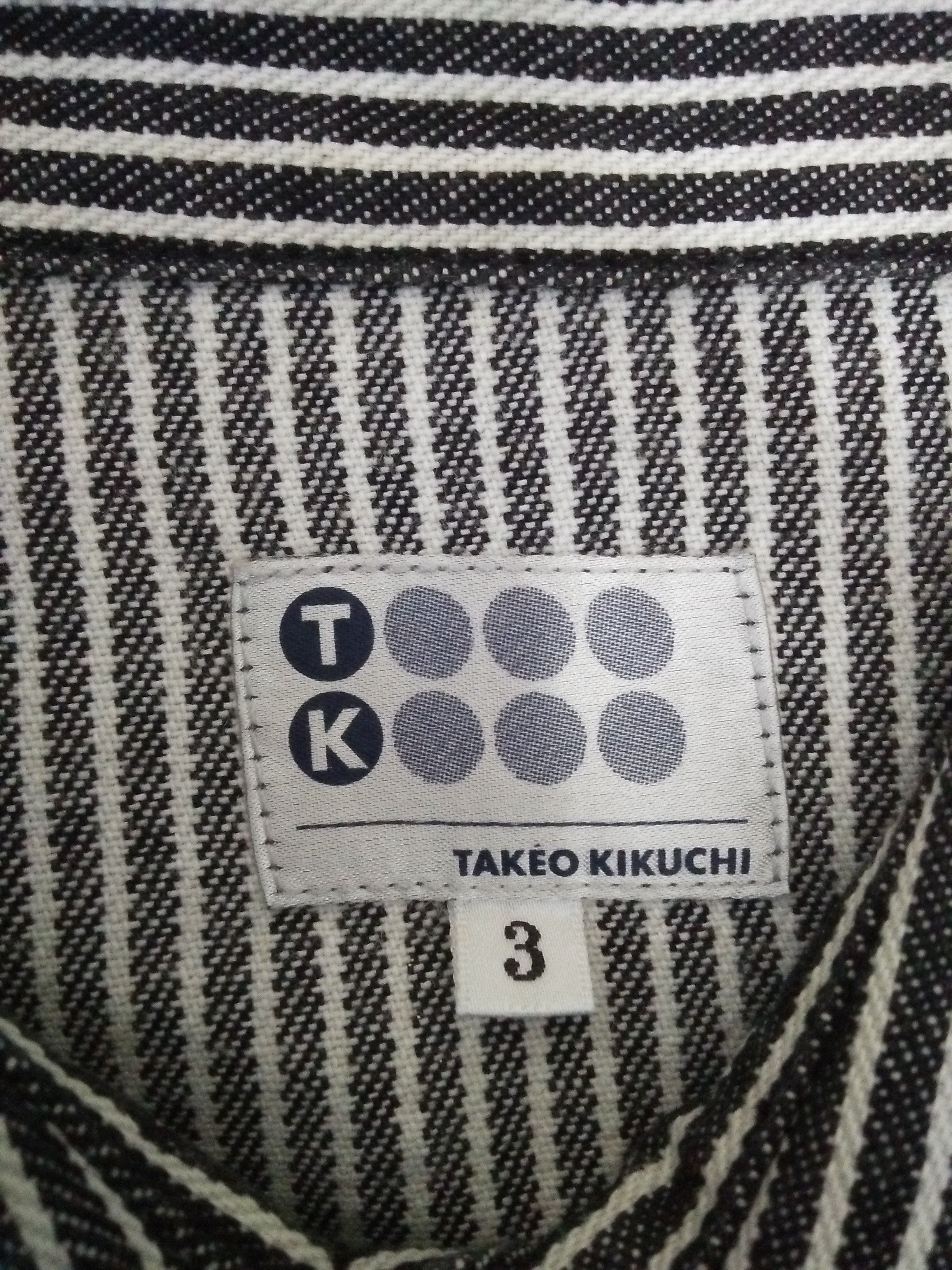 Takeo Kikuchi × Vintage 90s TAKEO KIKUCHI BONDAGE POEM CHORE WABASH SHIRT(B154) Size US L / EU 52-54 / 3 - 5 Thumbnail