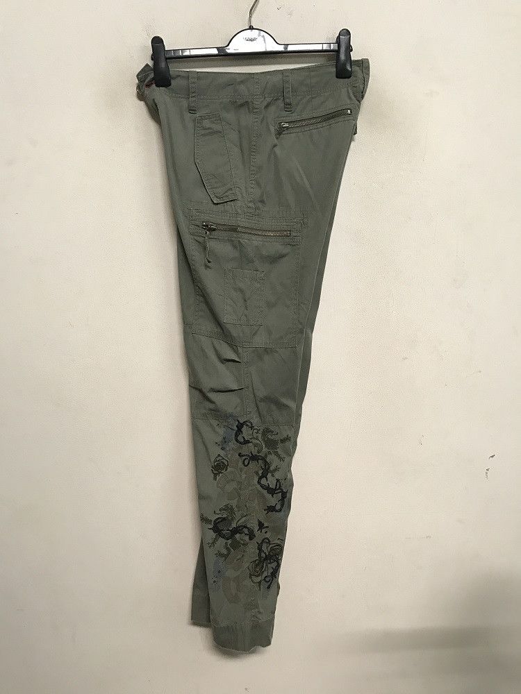 Juicy Couture Jeans Juicy Couture Embroidery Leg Zip Hem Parachute Trouser Pant Size US 30 / EU 46 - 16 Thumbnail