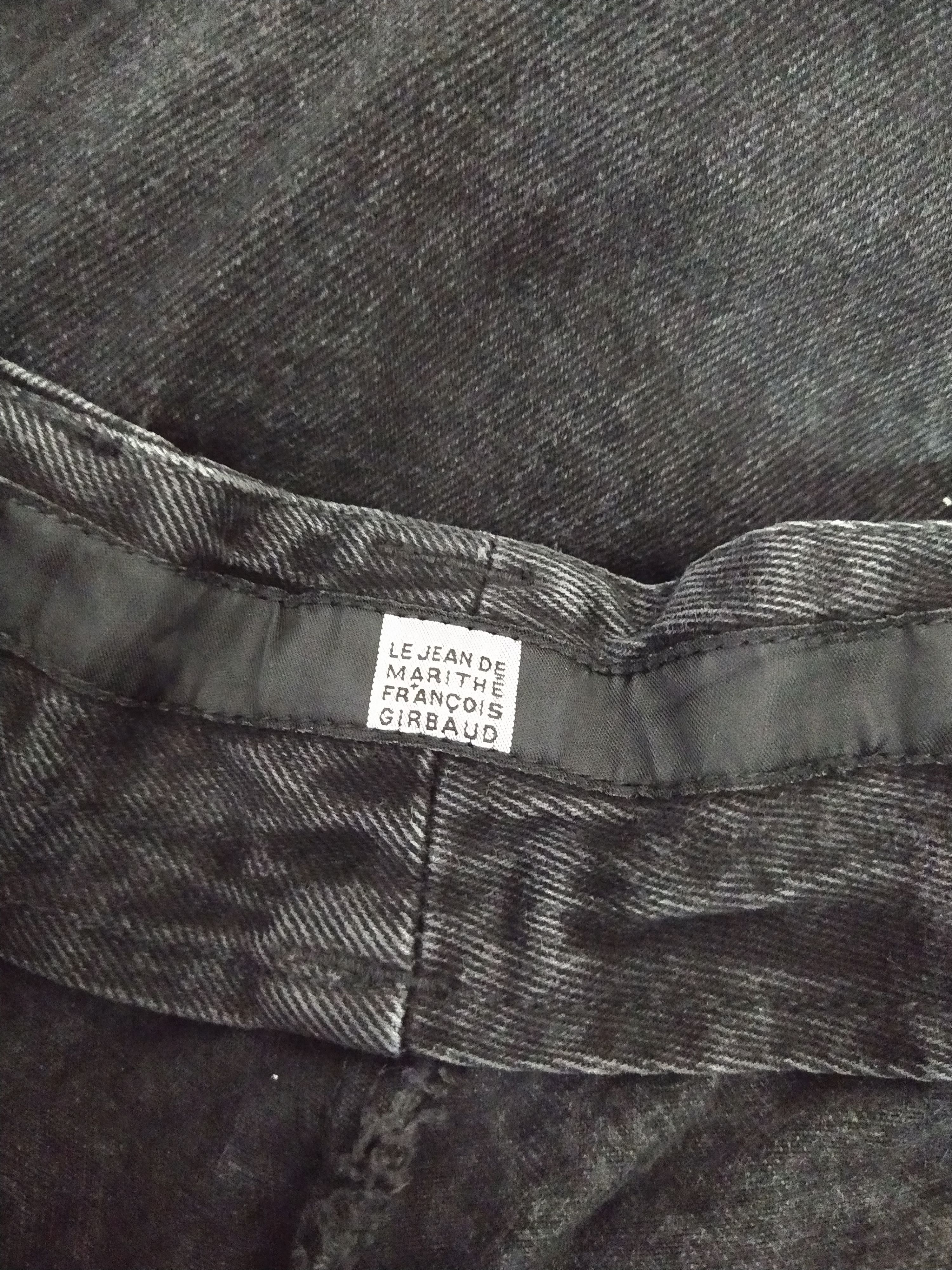 Marithe + Francois Girbaud 90s MARITHE FRANCOIS GIRBAUD STRAP DENIM (B502) Size US 35 - 10 Thumbnail