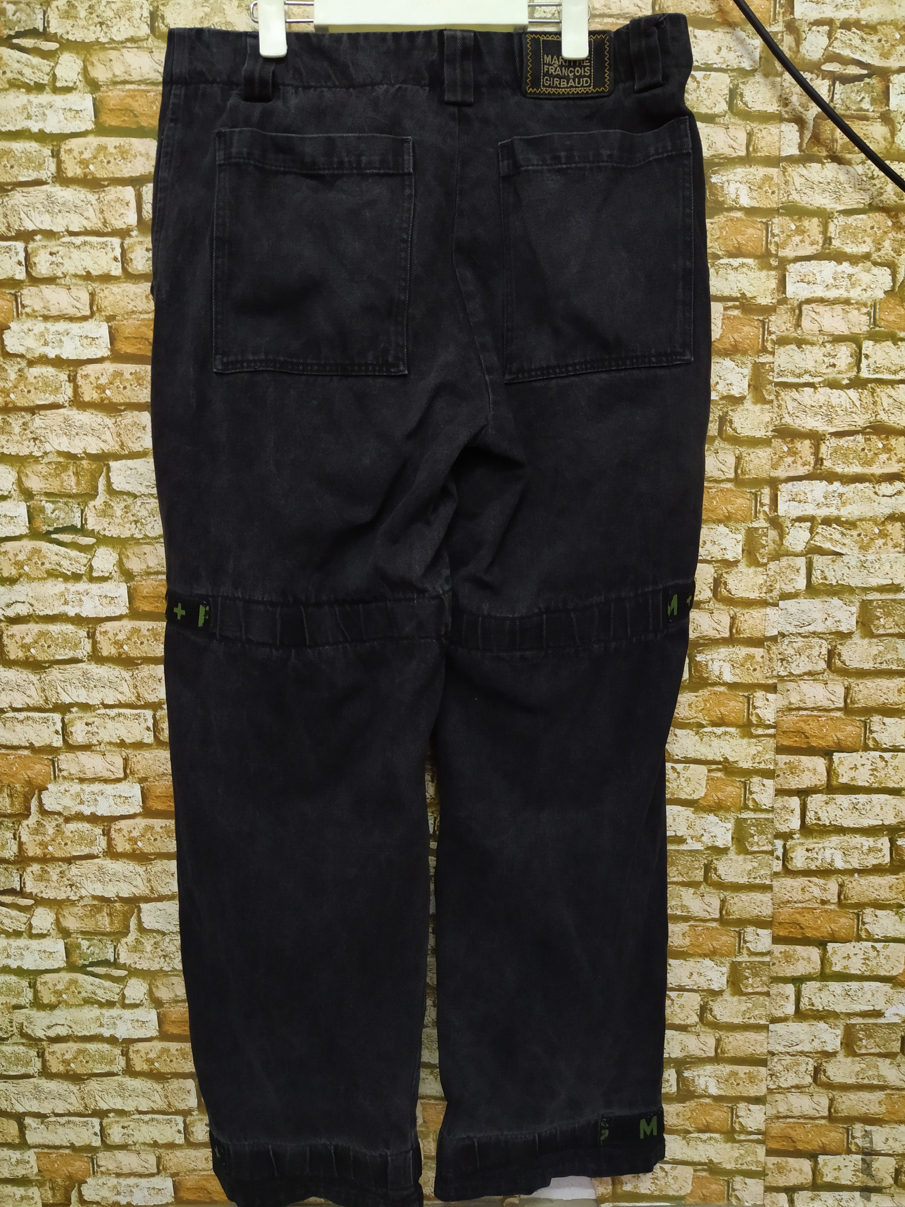 Marithe + Francois Girbaud 90s MARITHE FRANCOIS GIRBAUD STRAP DENIM (B502) Size US 35 - 4 Thumbnail