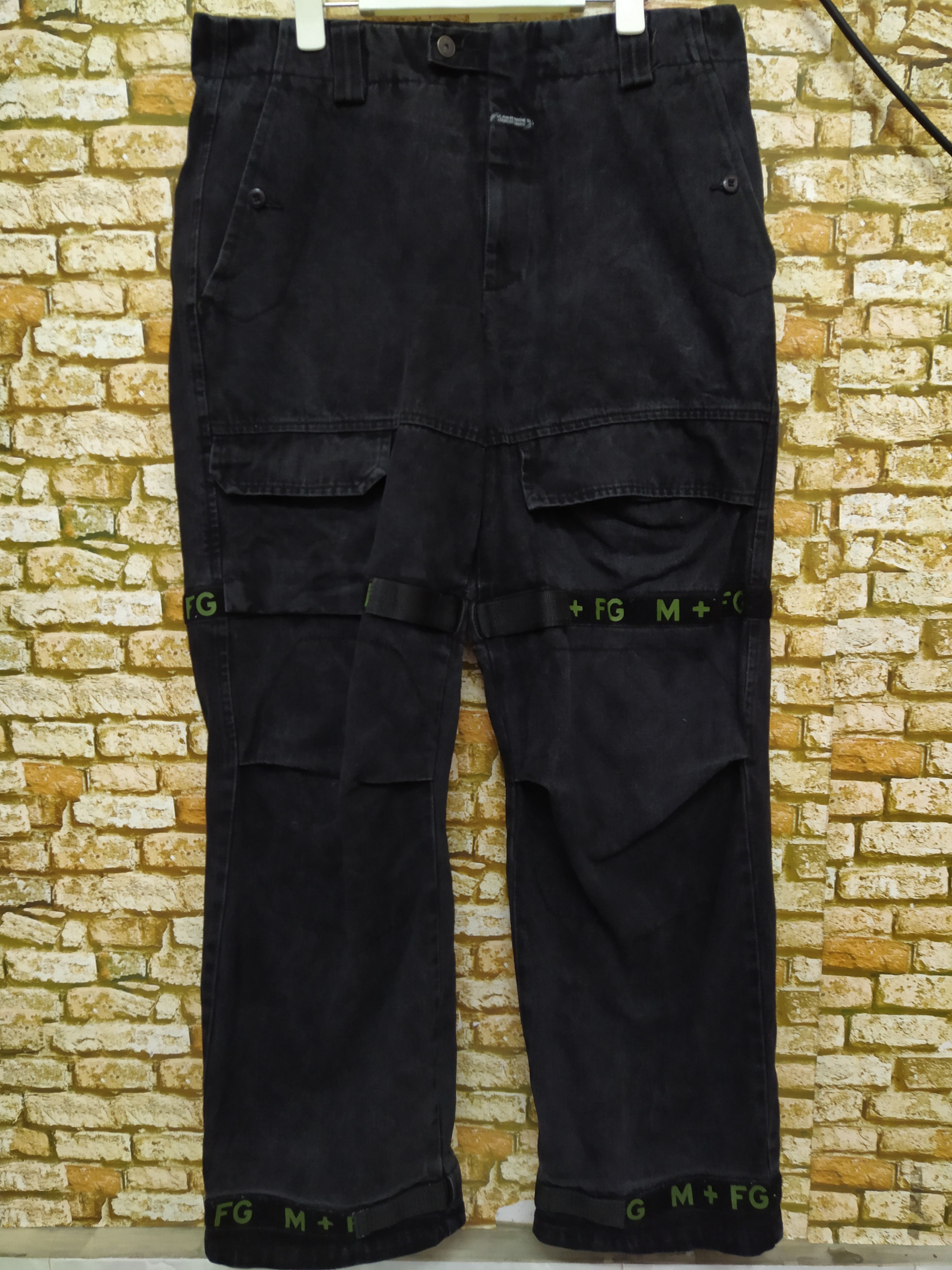 Marithe + Francois Girbaud 90s MARITHE FRANCOIS GIRBAUD STRAP DENIM (B502) Size US 35 - 1 Thumbnail