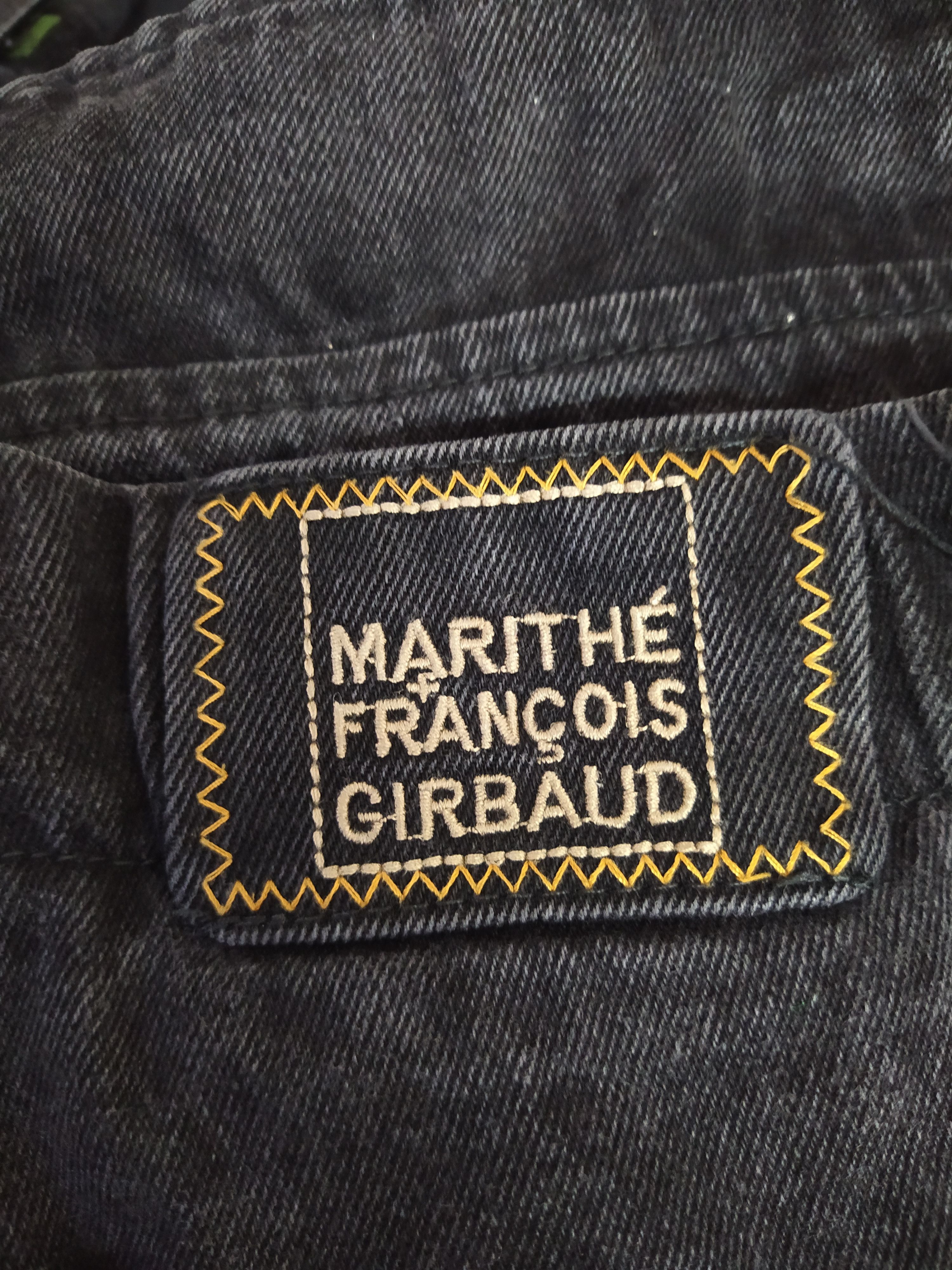 Marithe + Francois Girbaud 90s MARITHE FRANCOIS GIRBAUD STRAP DENIM (B502) Size US 35 - 13 Thumbnail