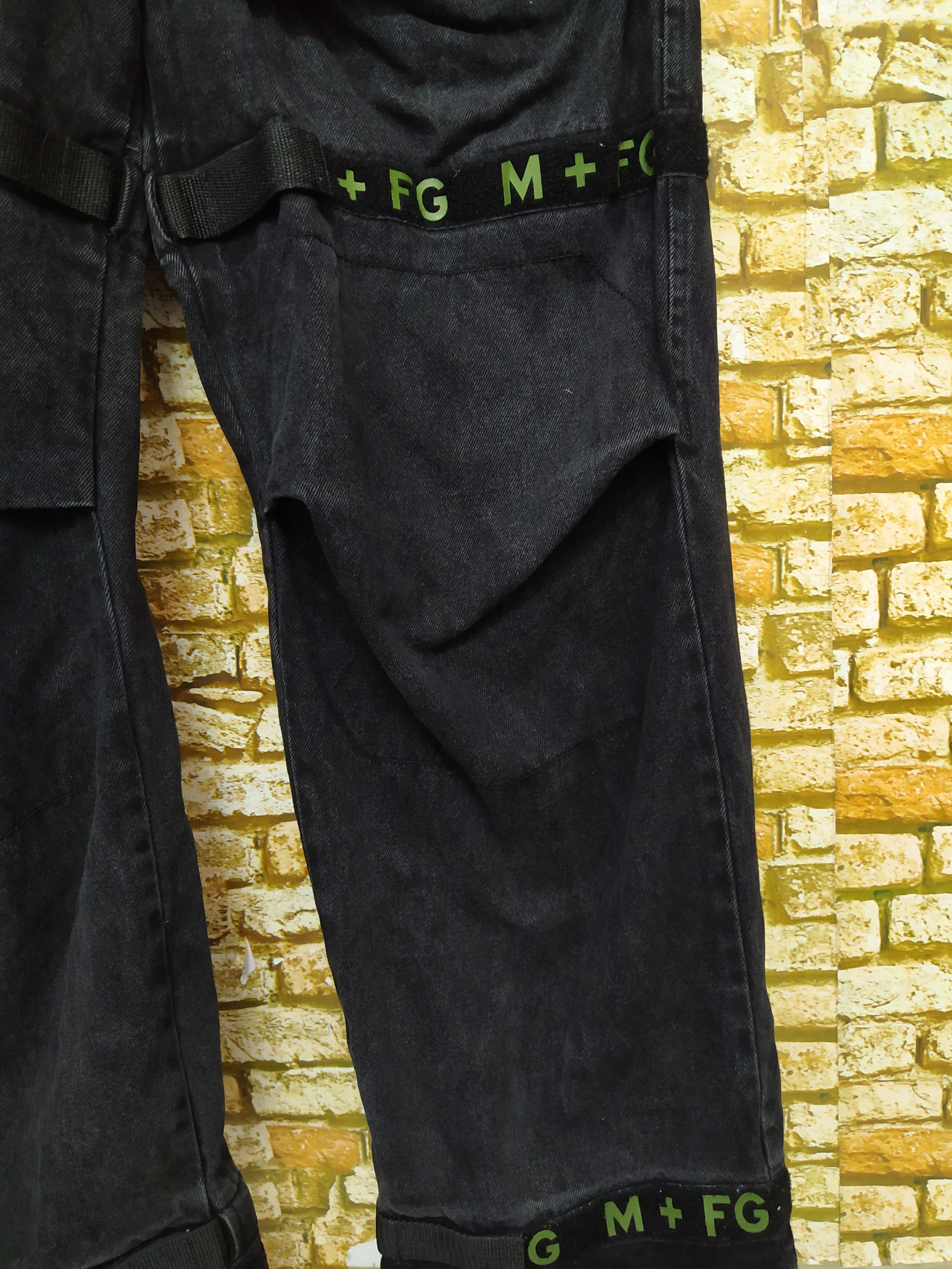 Marithe + Francois Girbaud 90s MARITHE FRANCOIS GIRBAUD STRAP DENIM (B502) Size US 35 - 2 Thumbnail