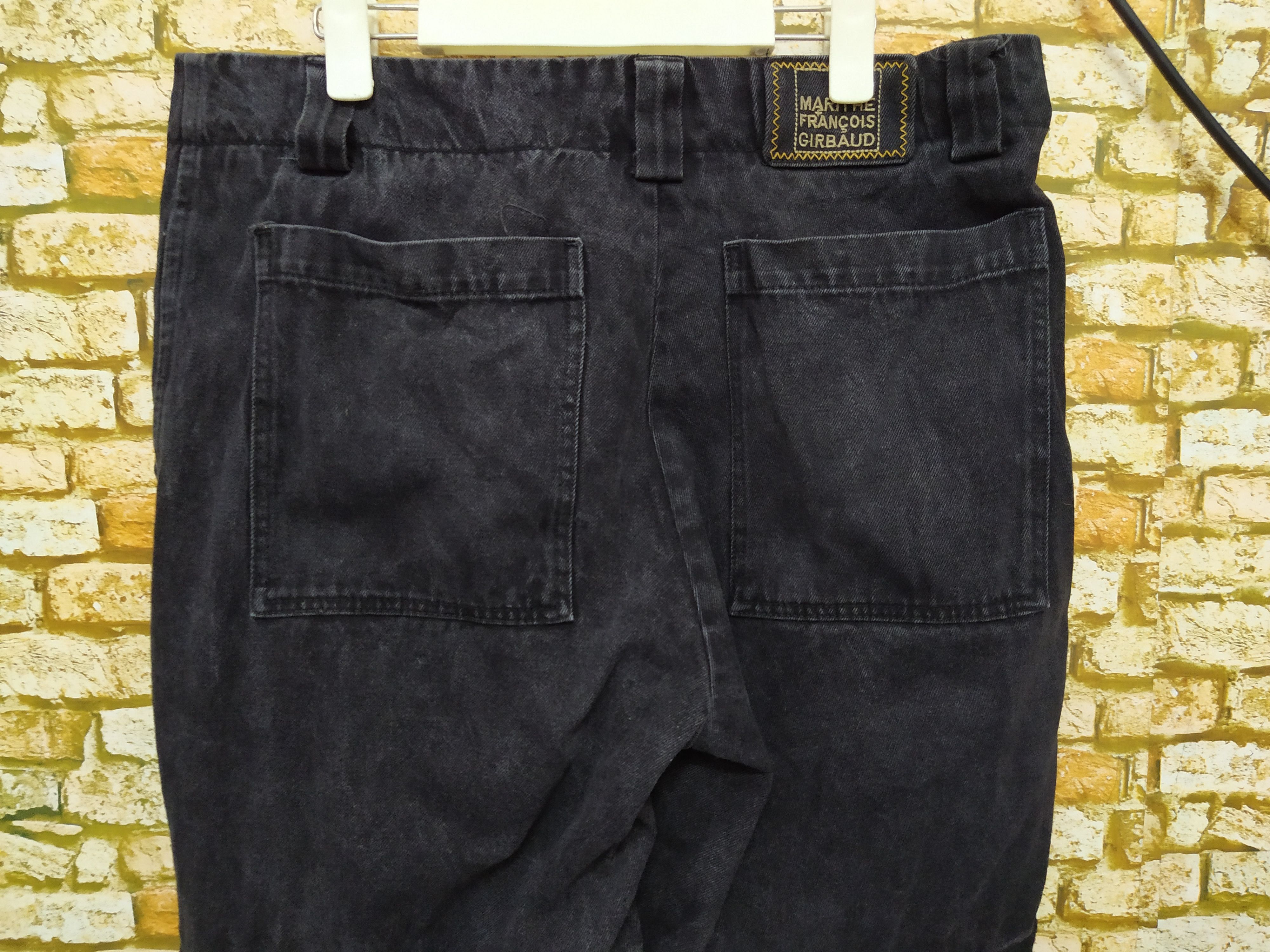 Marithe + Francois Girbaud 90s MARITHE FRANCOIS GIRBAUD STRAP DENIM (B502) Size US 35 - 5 Thumbnail