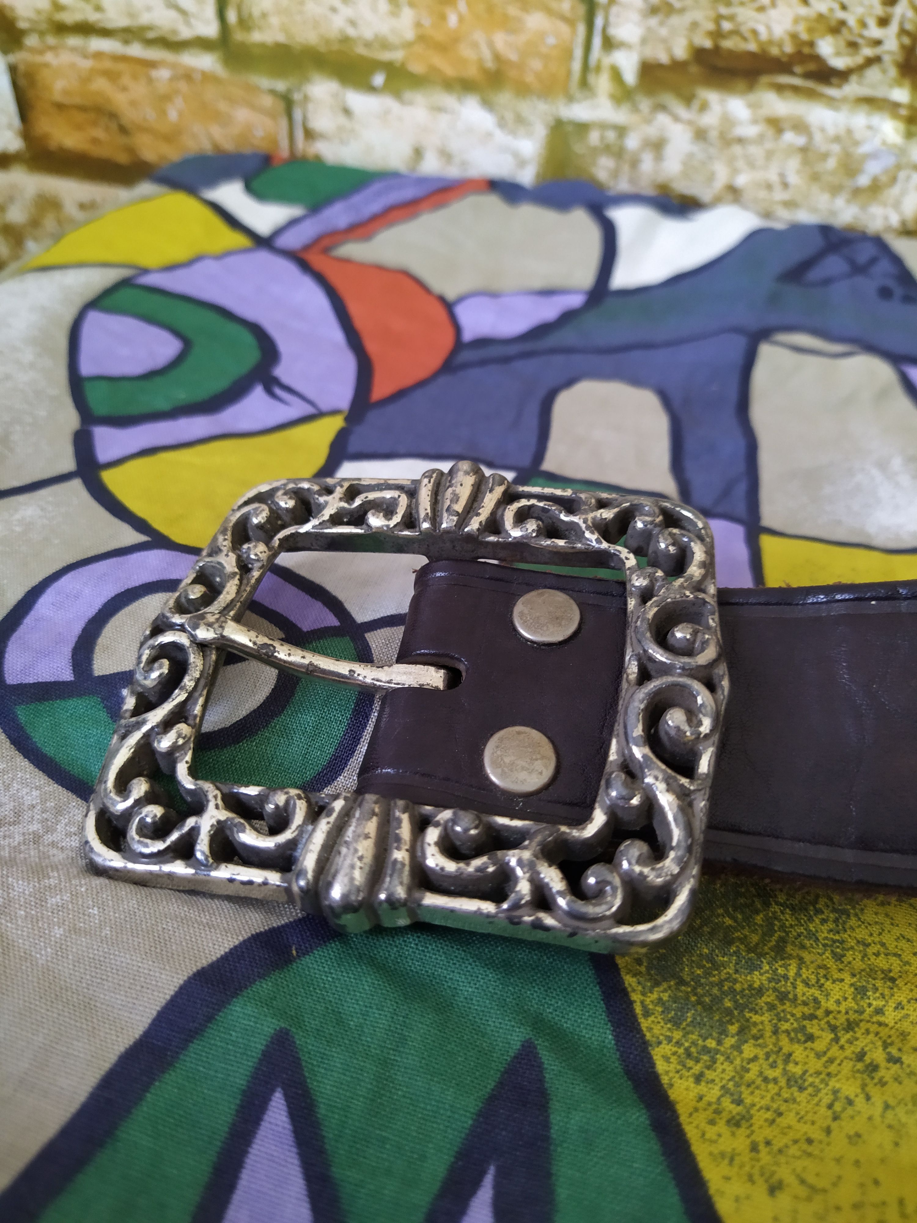 Japanese Brand × Leather RATTLETRAP JAPAN LEATHER BELT PUNK (C15) Size ONE SIZE - 2 Thumbnail