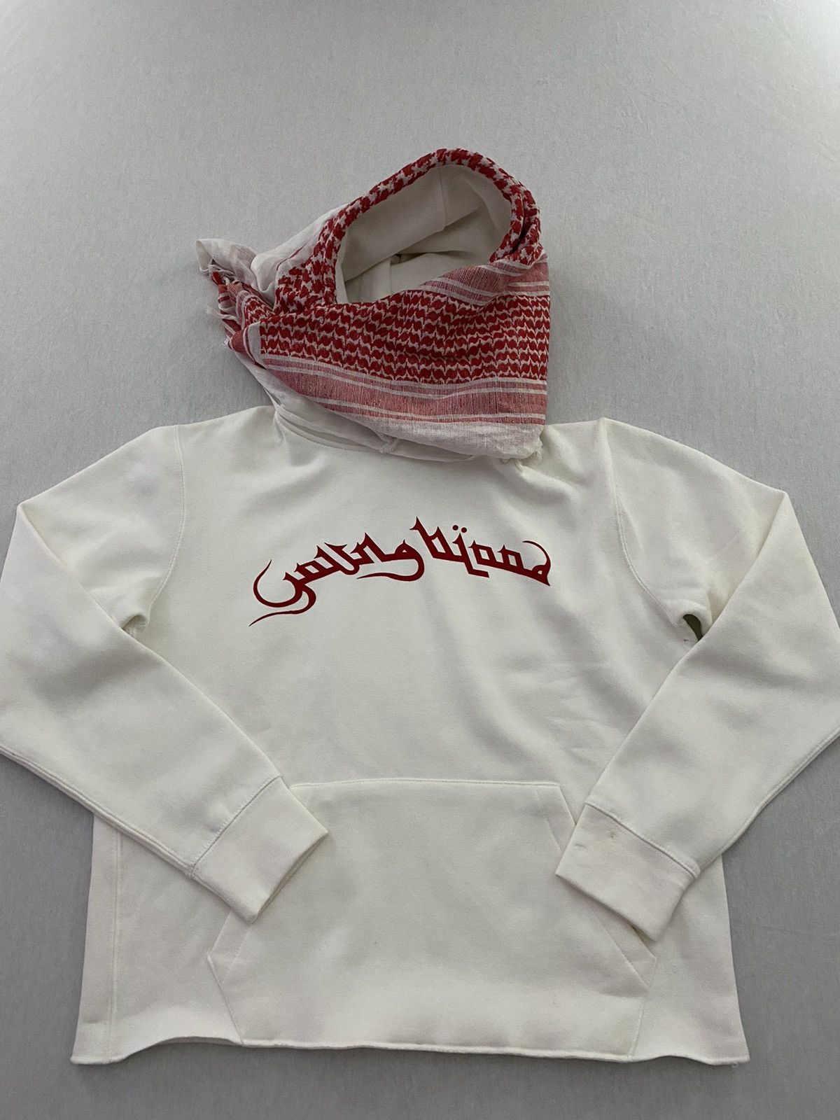 Velour Scars Scarf Hoodie