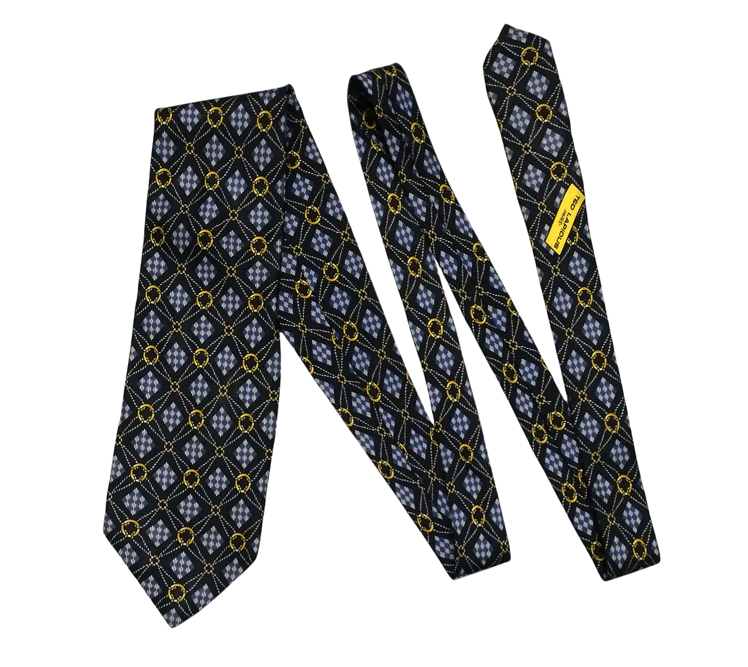 TED LAPIDUS Ted Ladipus Paris Silk Necktie Made Italy Luxury fashion Size ONE SIZE - 2 Thumbnail