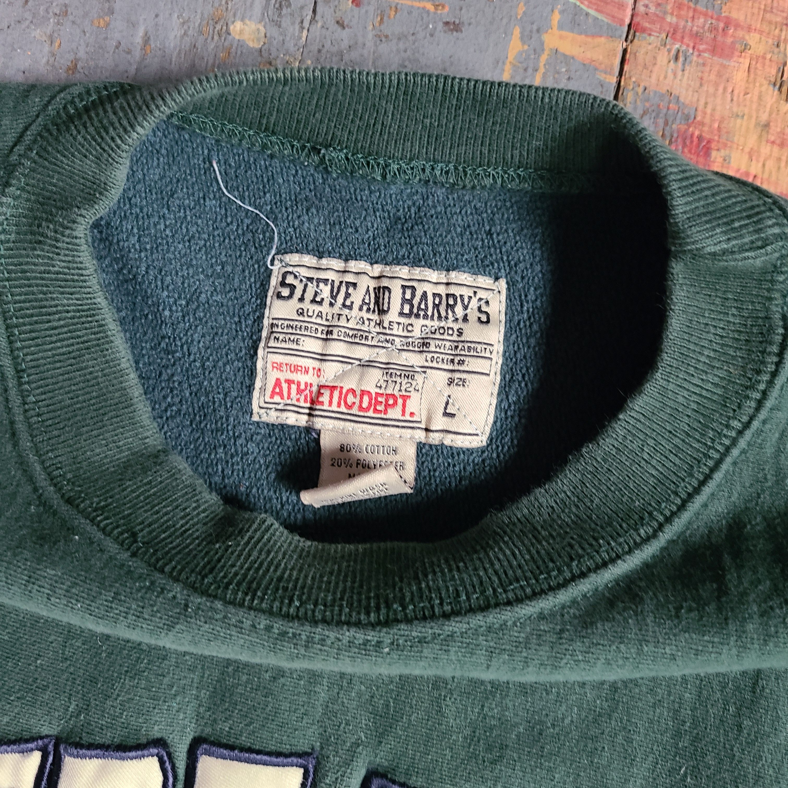 Steve And Barrys 90s NOTRE DAME Crewneck Size US L / EU 52-54 / 3 - 2 Thumbnail