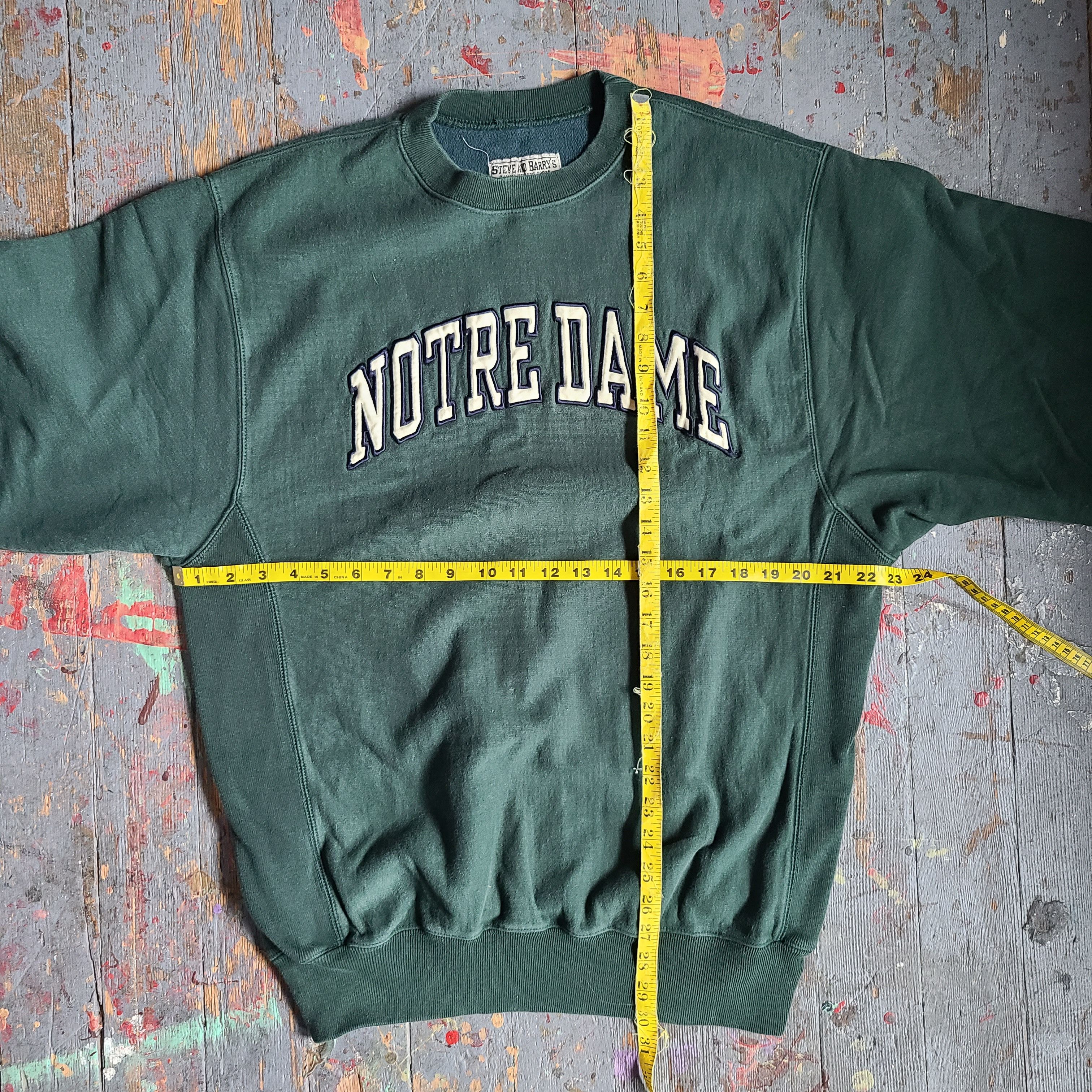 Steve And Barrys 90s NOTRE DAME Crewneck Size US L / EU 52-54 / 3 - 3 Thumbnail