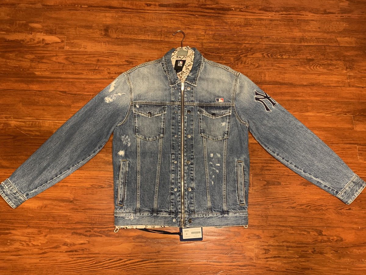 Kith for MLB New York Yankees light denim
