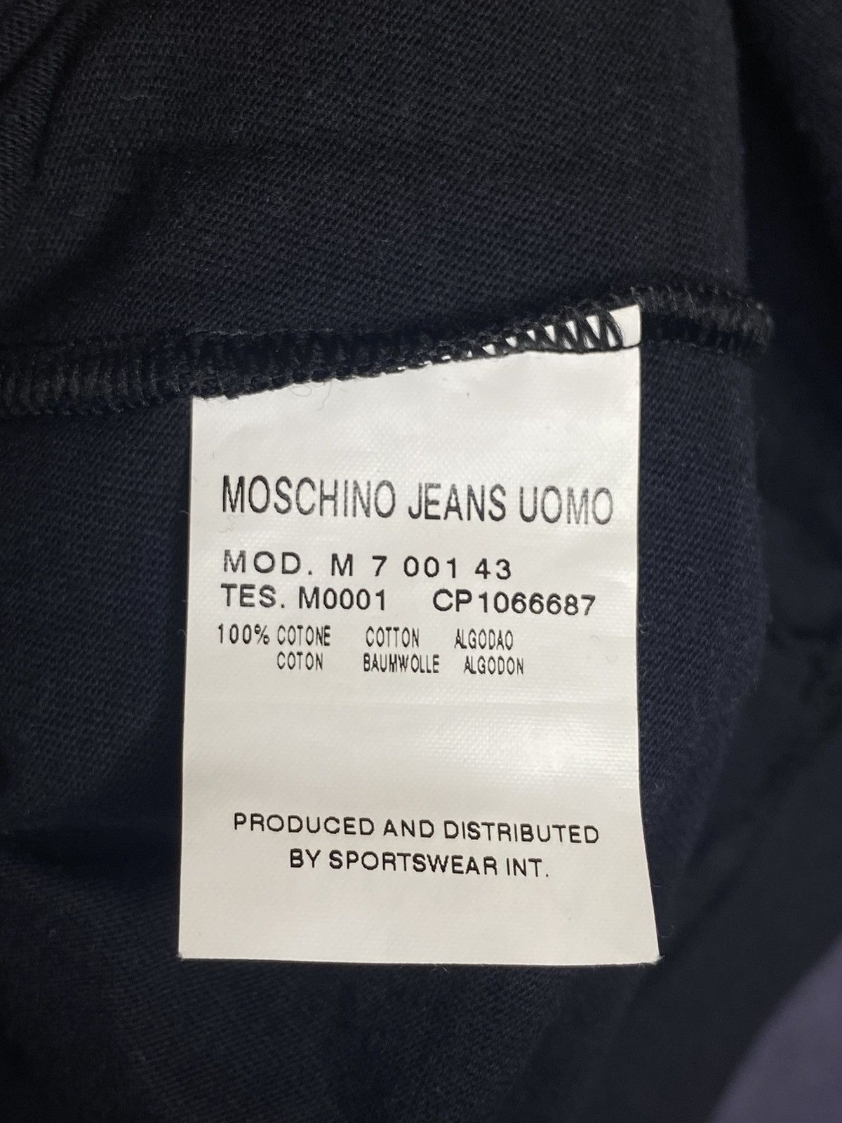 Jacket Moschino Jeans Uomo Moschino Padded Denim Jacket Size 48