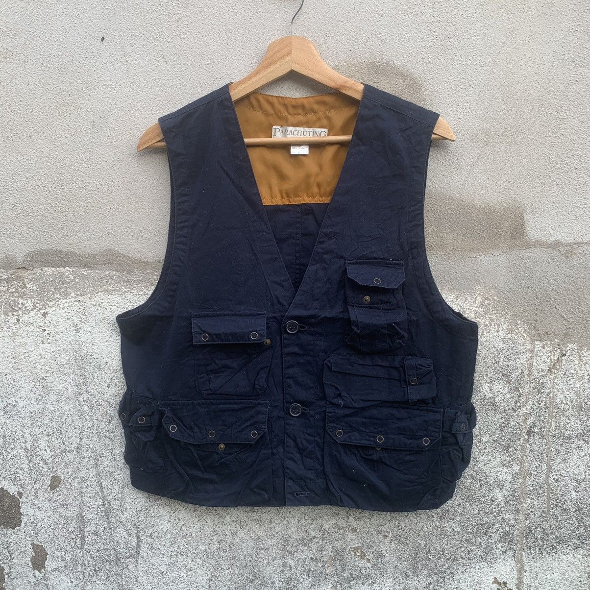 Hunter × Japanese Brand 7-Pocket Utility Parachuting Multi Pocket Hunting Vest Size US M / EU 48-50 / 2 - 2 Thumbnail