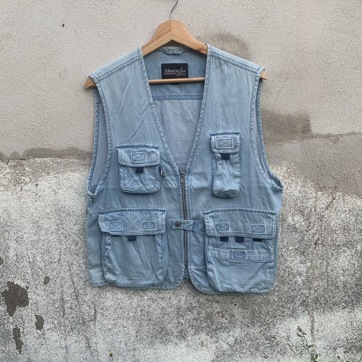 Hunter × Japanese Brand Vintage Aburaysia Hunting Fishing Multi Pocket Vest Size US M / EU 48-50 / 2 - 2 Thumbnail