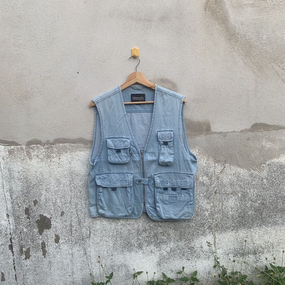 Hunter × Japanese Brand Vintage Aburaysia Hunting Fishing Multi Pocket Vest Size US M / EU 48-50 / 2 - 1 Thumbnail
