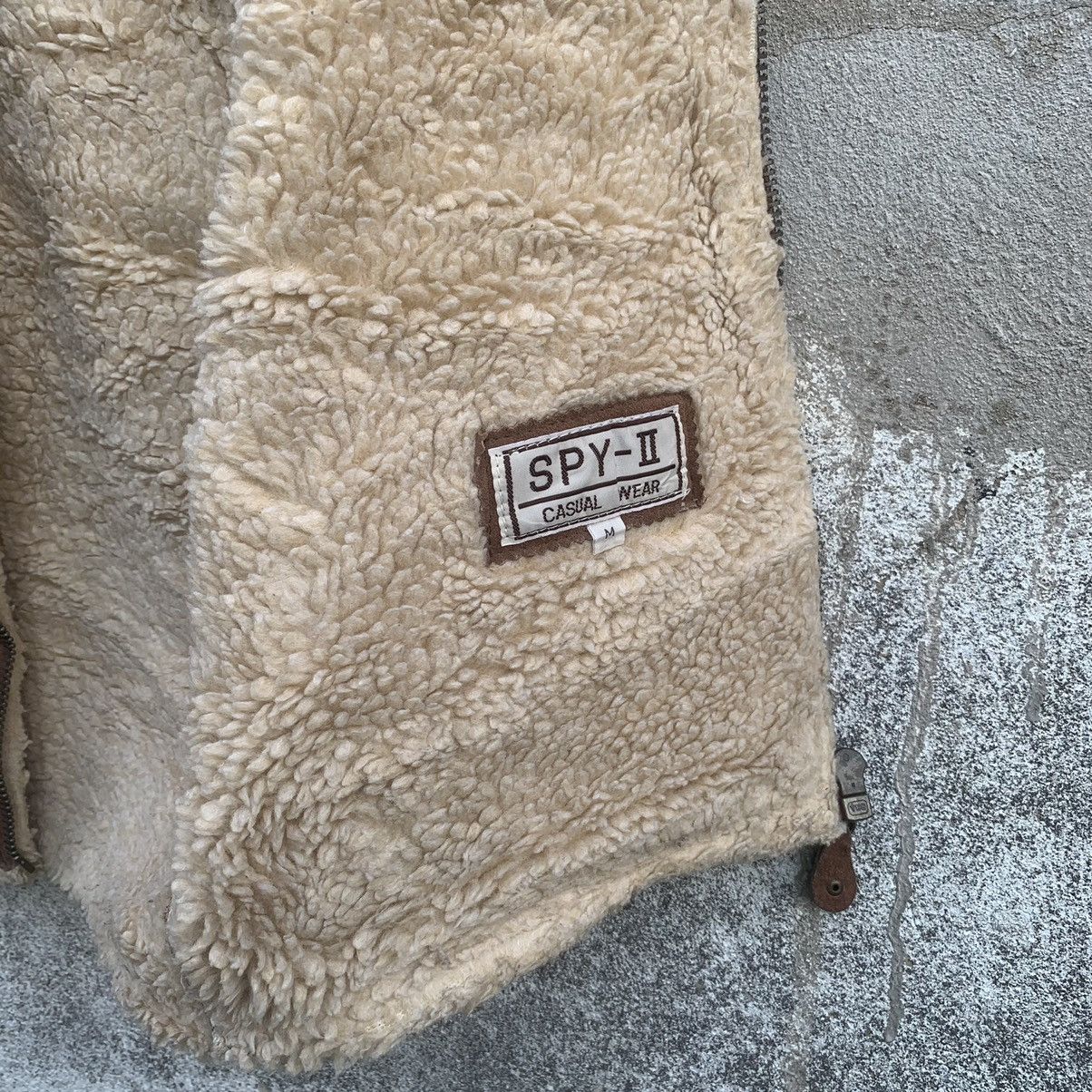 Leather SpyBrand Leather Suede Sherpa Fleece Vest ZipUps Sleeveless Size US M / EU 48-50 / 2 - 8 Thumbnail