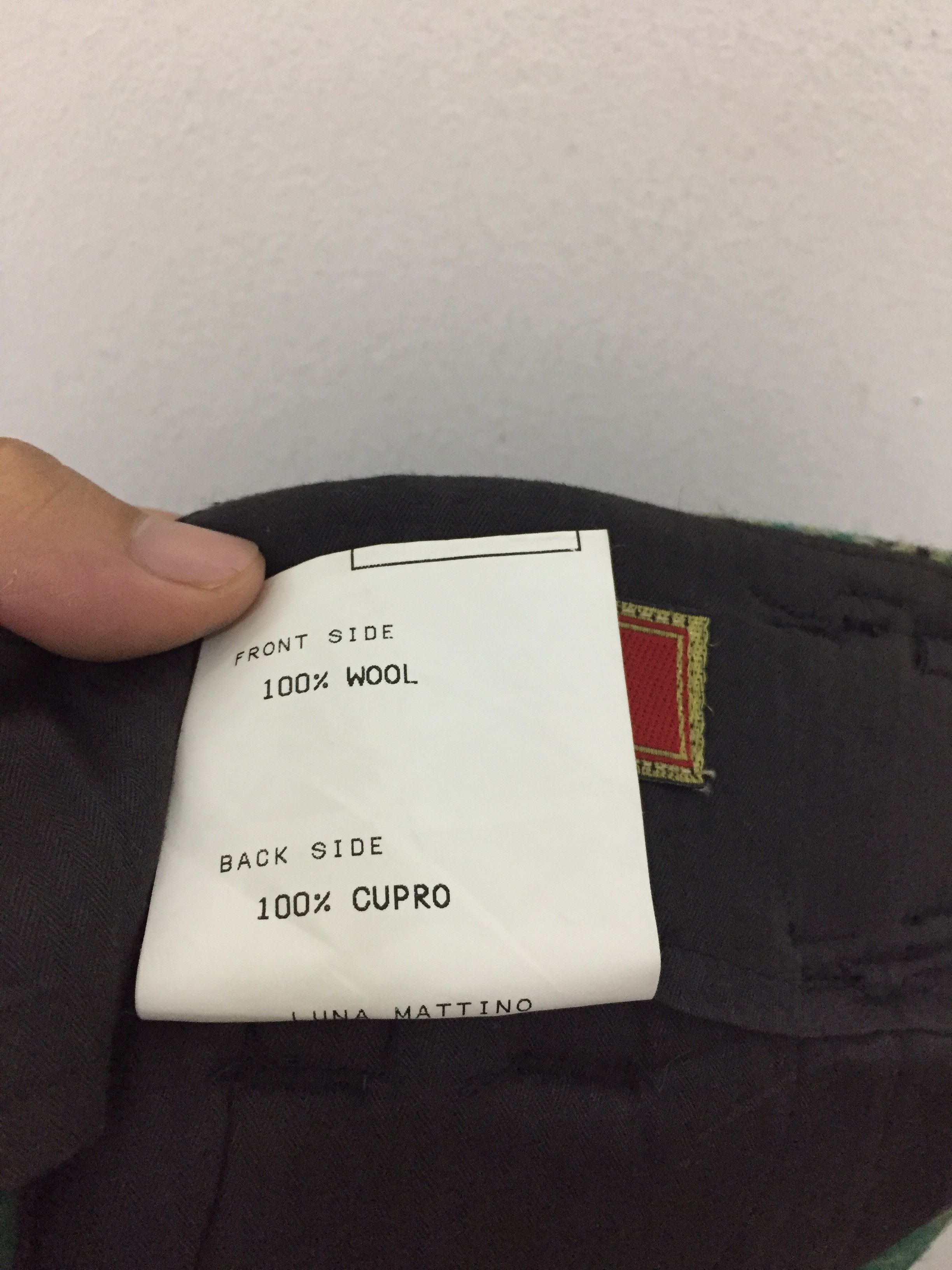 Japanese Brand 🔥1990s LUNA MATTINO 100% wool tartan 4 side pocket baggy Size US 29 - 9 Thumbnail