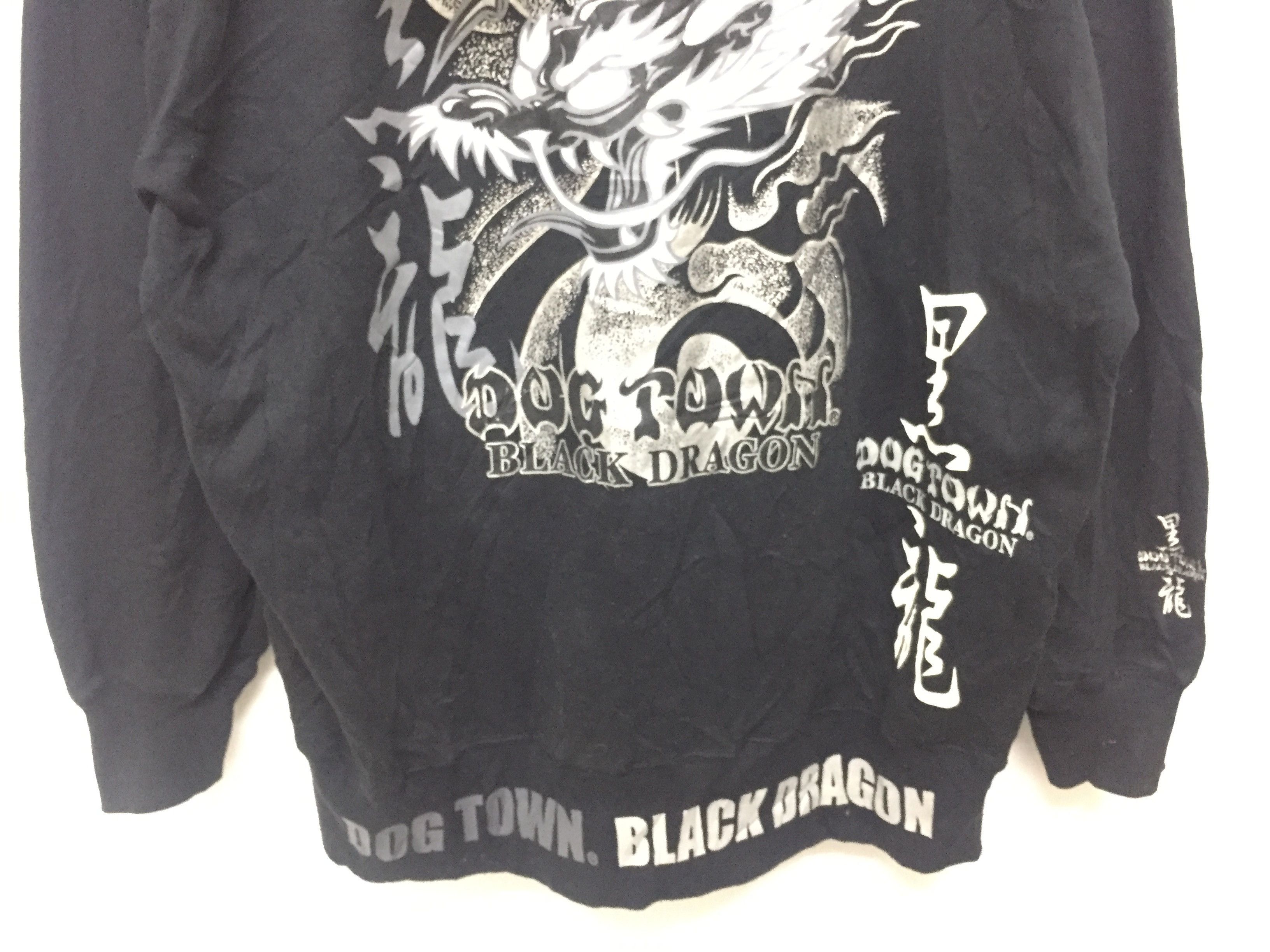 Dogtown 2000s Black Dragon Snap button fur hoodie Size US XL / EU 56 / 4 - 4 Thumbnail