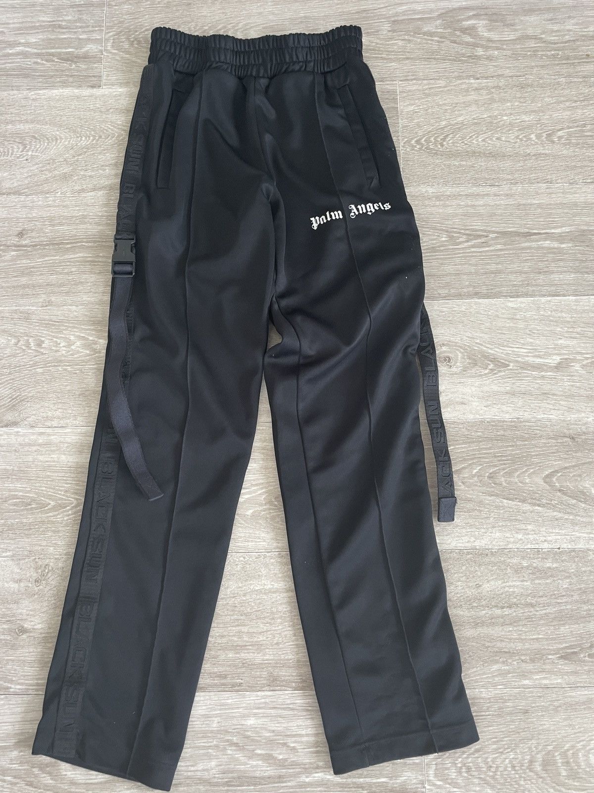 Palm angels track pants sizing hotsell