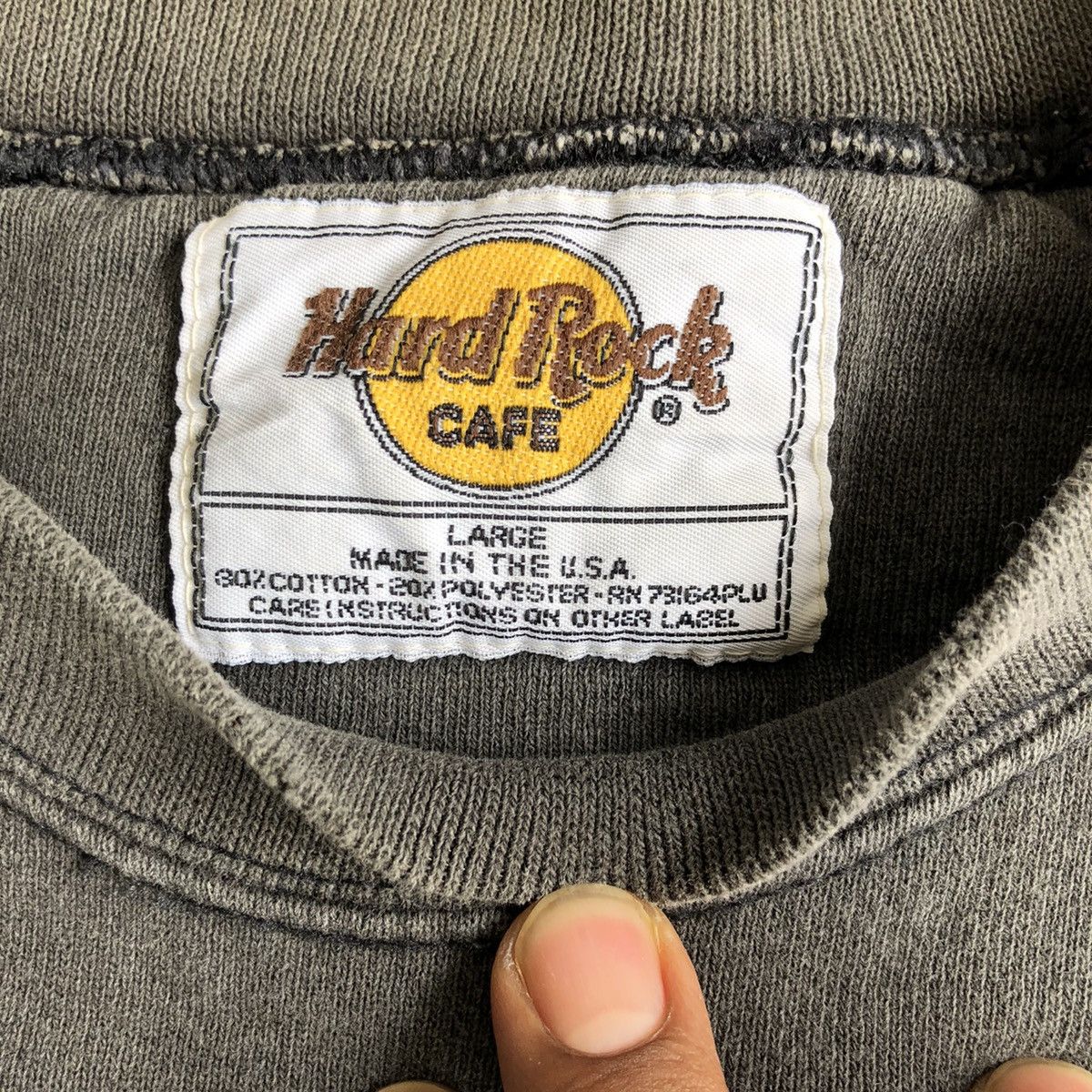 Hard Rock Cafe × Vintage Vintage Distressed Hard Rock Cafe Washington DC Sweatshirt Size US L / EU 52-54 / 3 - 4 Thumbnail