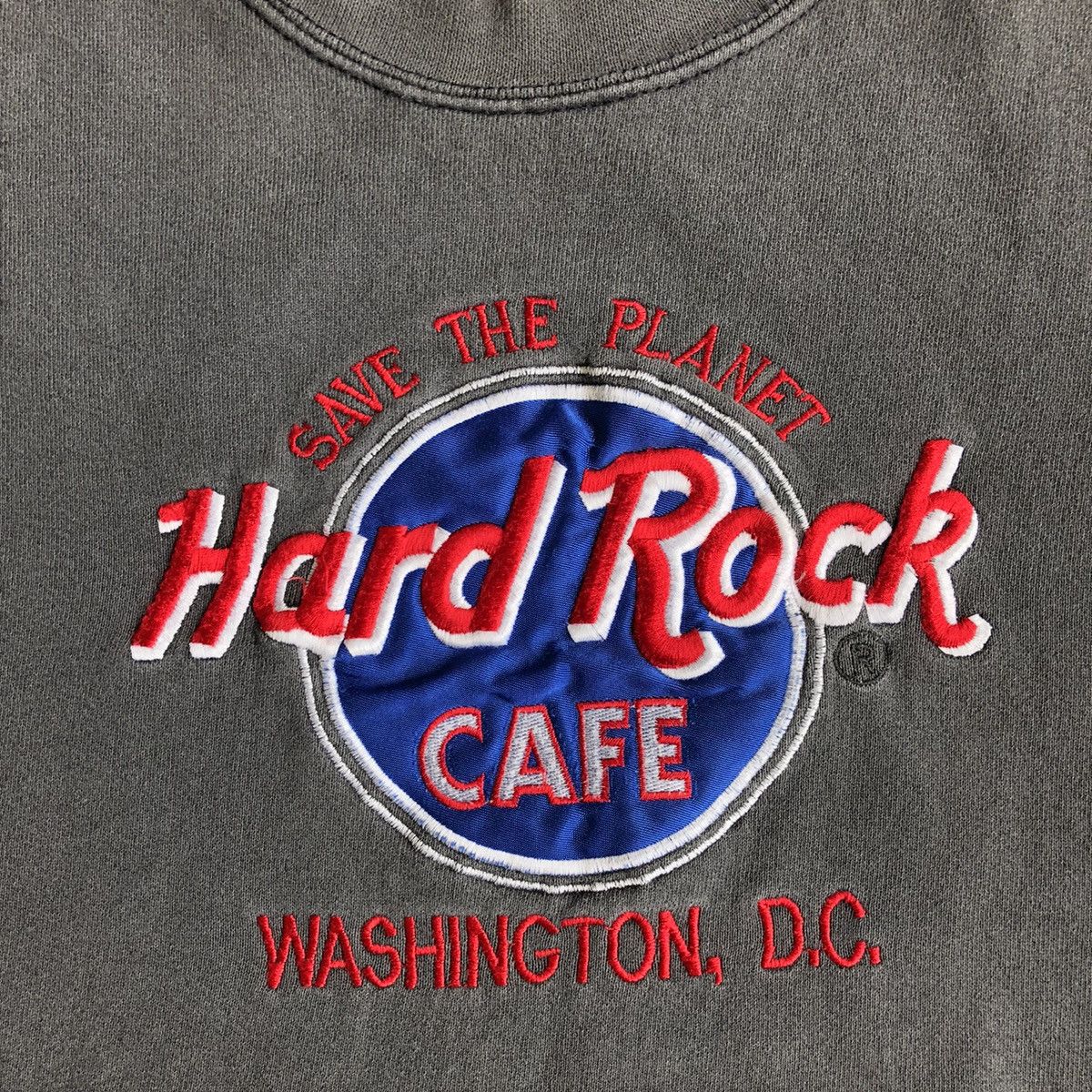 Hard Rock Cafe × Vintage Vintage Distressed Hard Rock Cafe Washington DC Sweatshirt Size US L / EU 52-54 / 3 - 3 Thumbnail