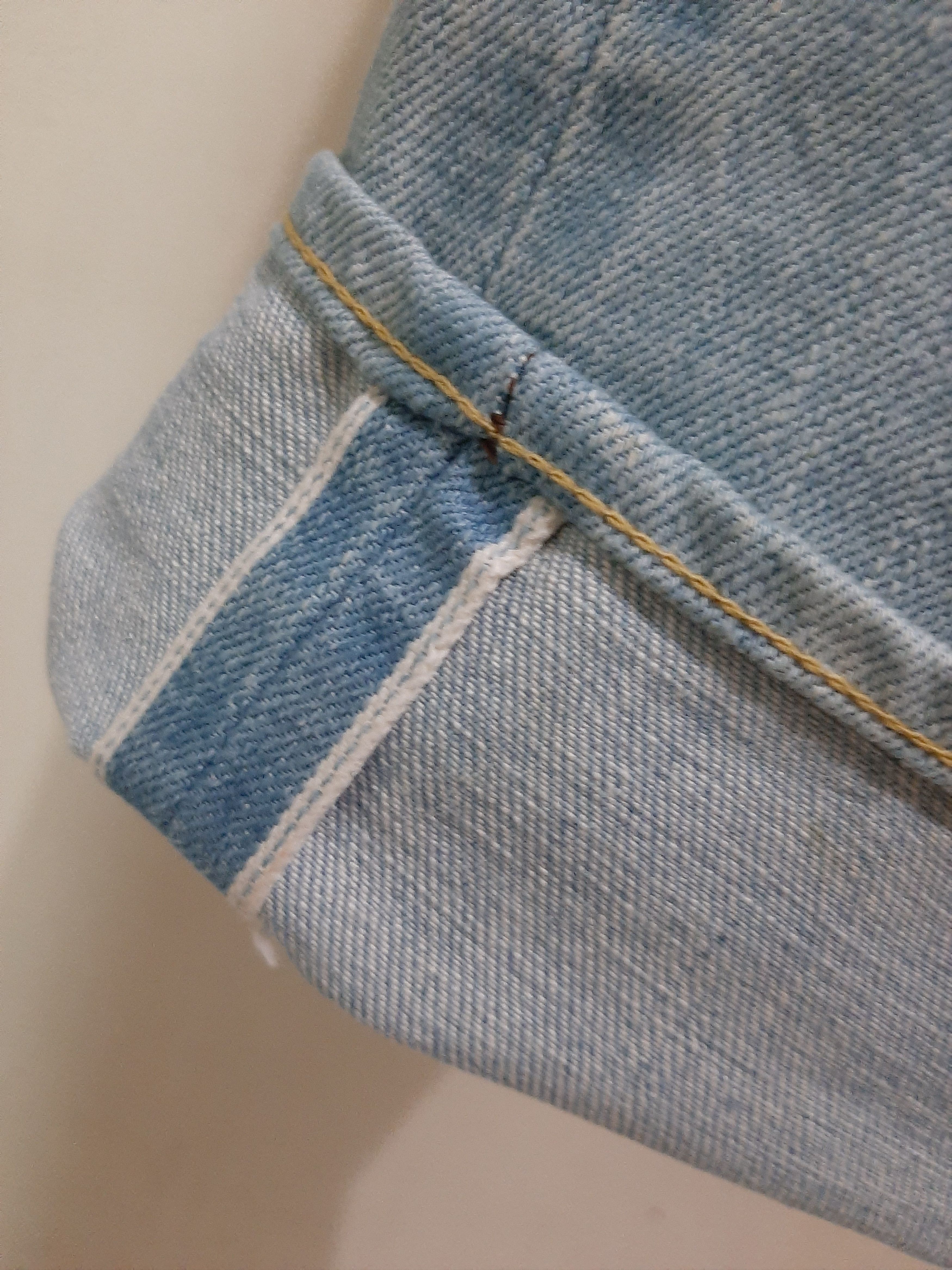 Japan Blue JAPAN BLUE LOT JB1001 SELVEDGE DISTRESSED LIGHT BLUE WASH Size US 32 / EU 48 - 2 Thumbnail