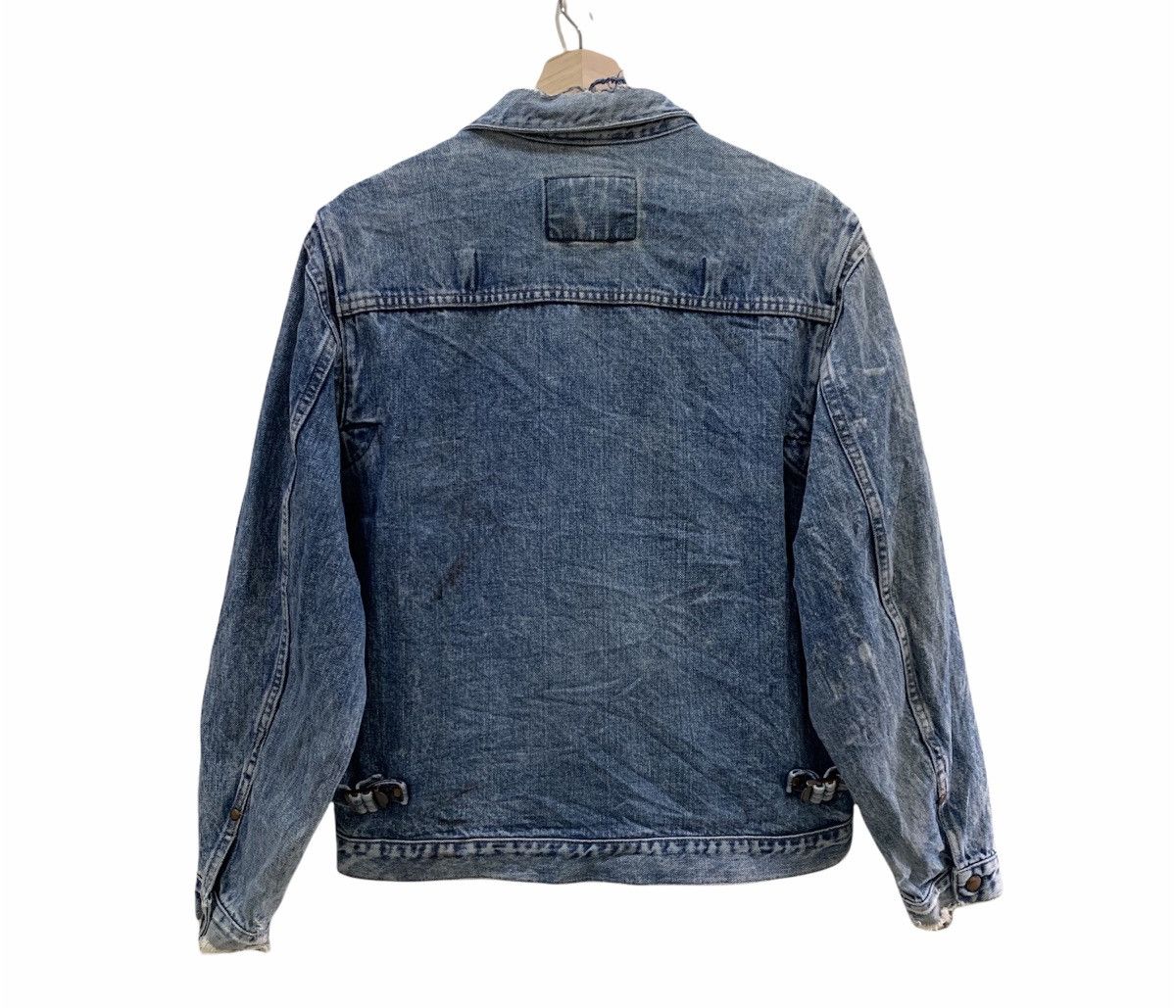 Wrangler Vintage Wrangler Distressed Trucker Denim Jacket Size US S / EU 44-46 / 1 - 7 Thumbnail
