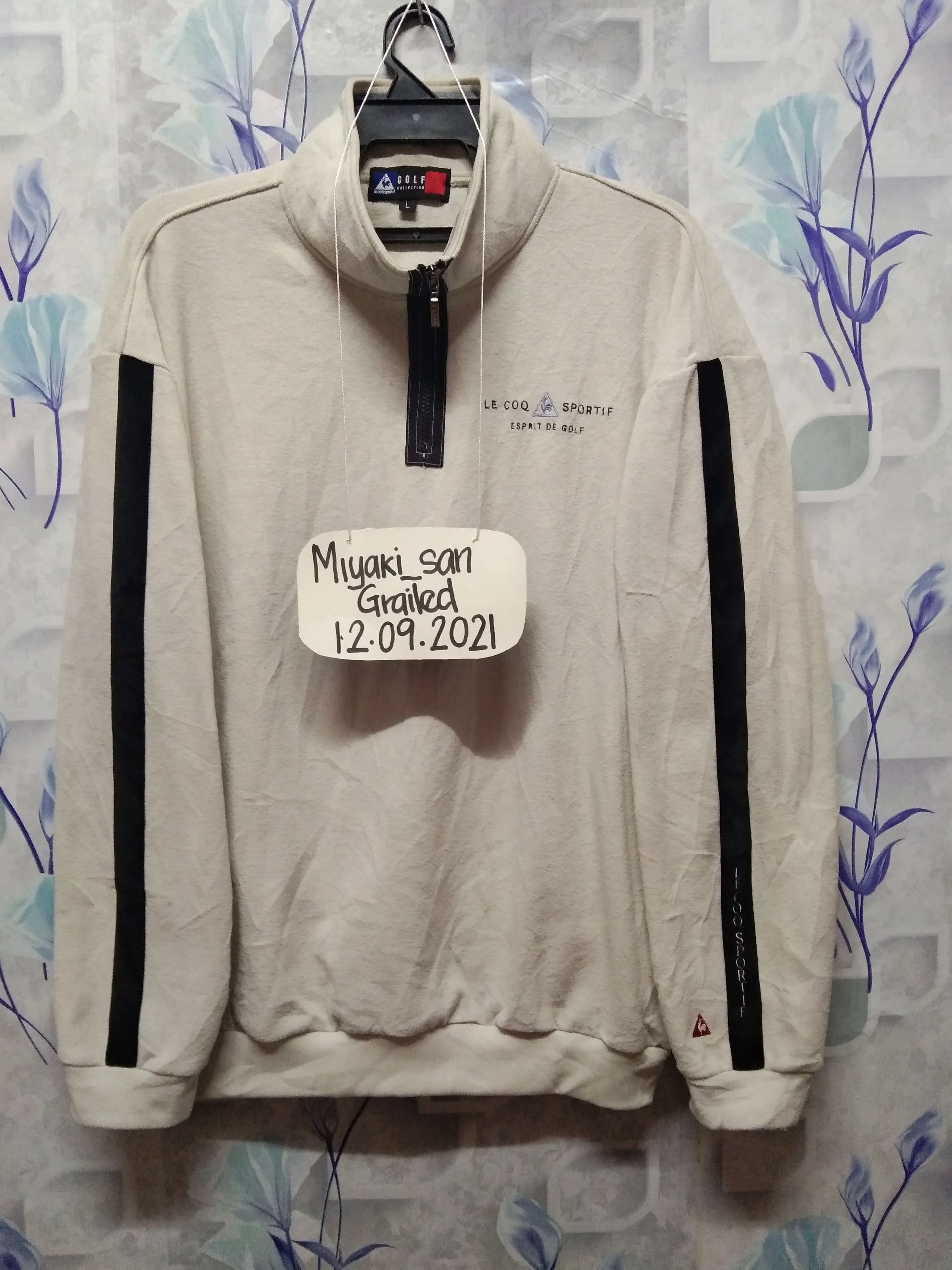 Le Coq Sportif Le Coq Sportif half Zipper Sweatshirt Size US L / EU 52-54 / 3 - 3 Thumbnail