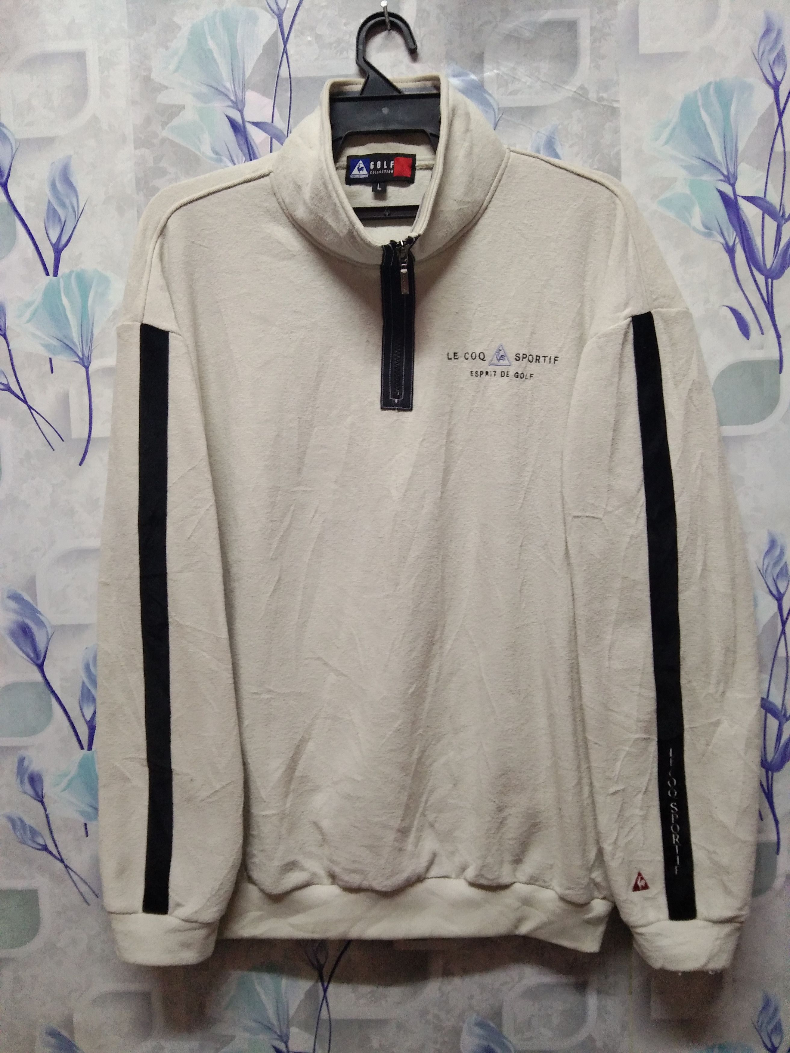 Le Coq Sportif Le Coq Sportif half Zipper Sweatshirt Size US L / EU 52-54 / 3 - 1 Thumbnail