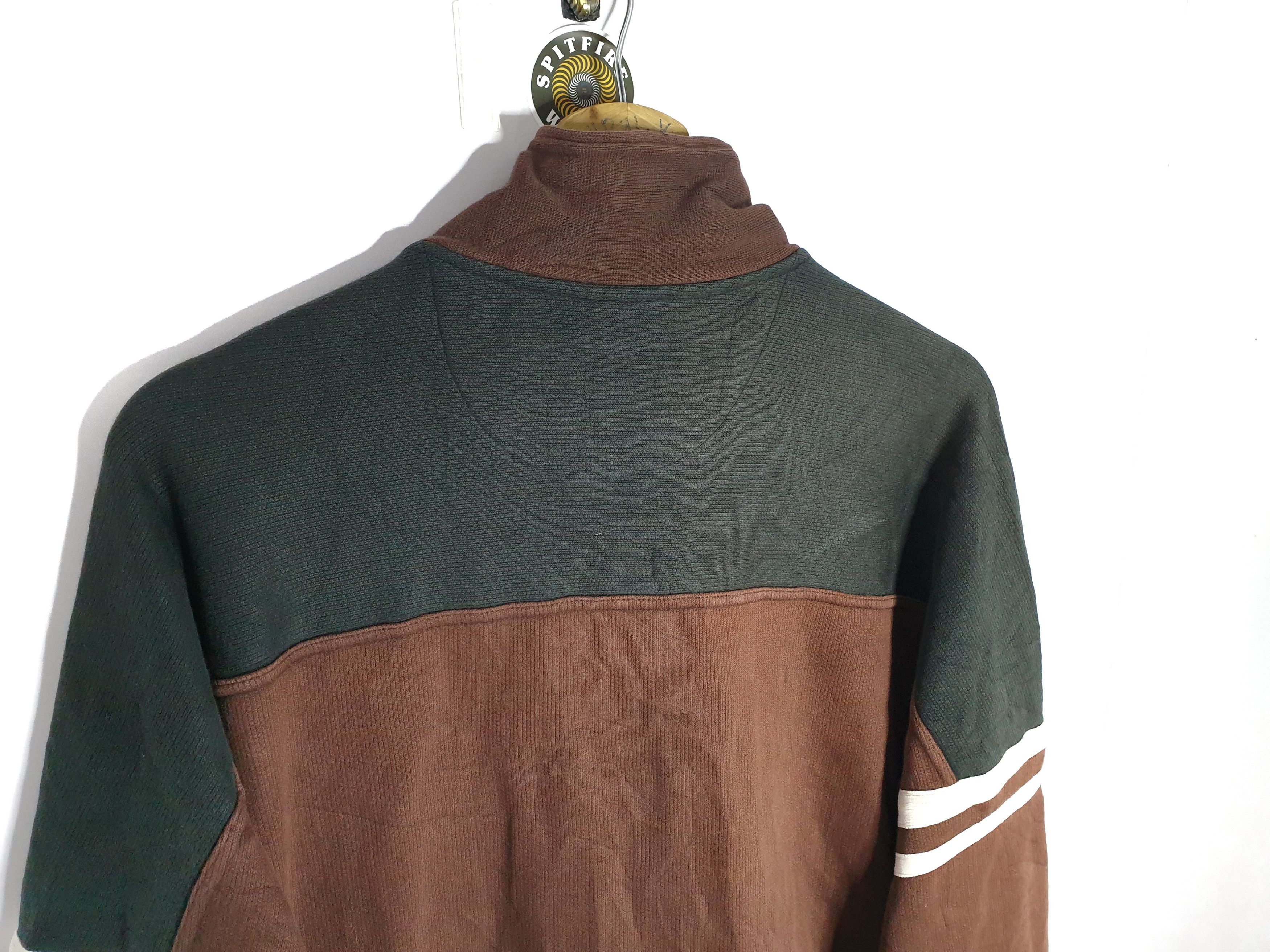 Nike × Vintage Nike Full Zip Sweater Brown Size US L / EU 52-54 / 3 - 5 Thumbnail