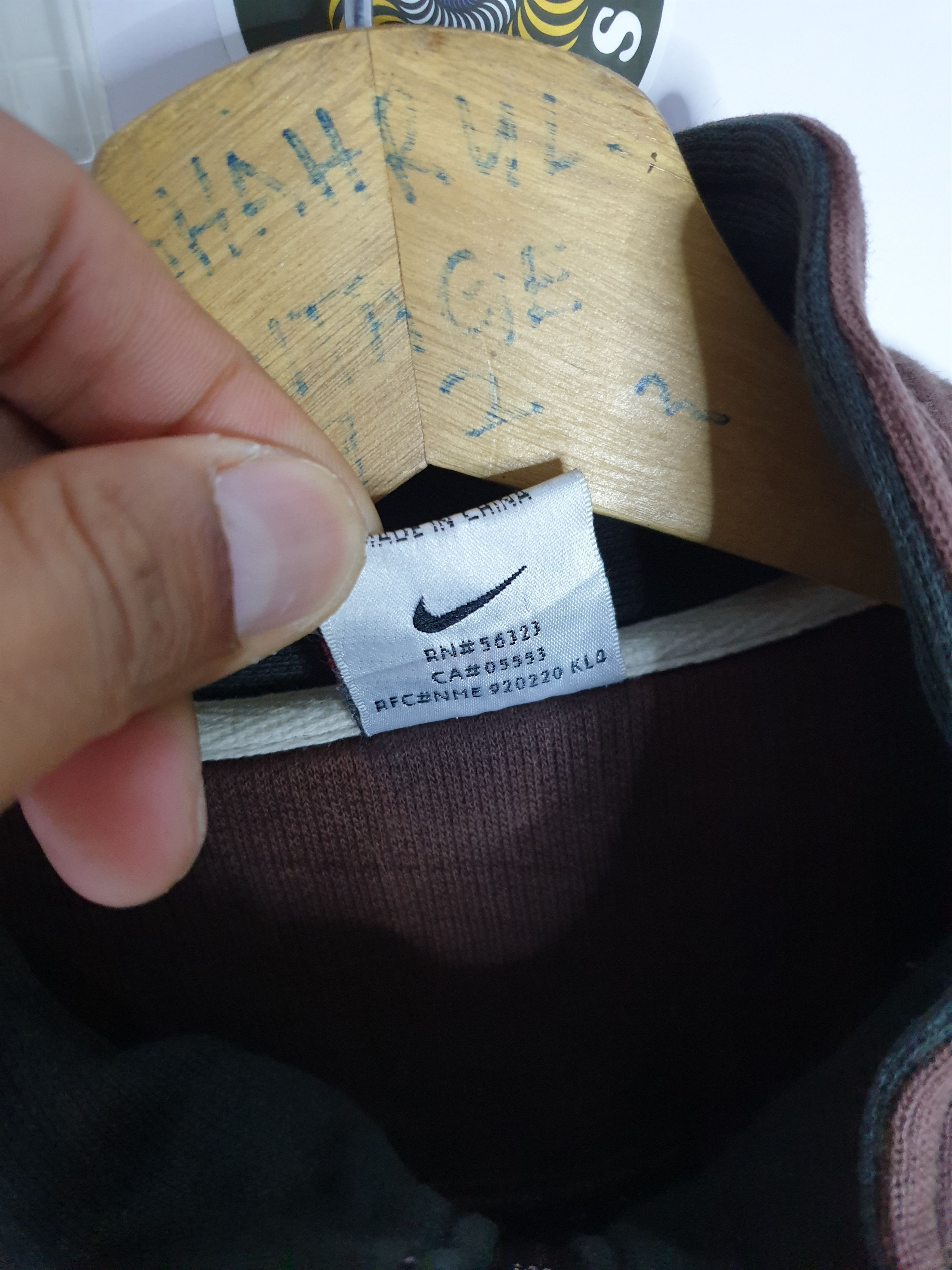 Nike × Vintage Nike Full Zip Sweater Brown Size US L / EU 52-54 / 3 - 8 Thumbnail