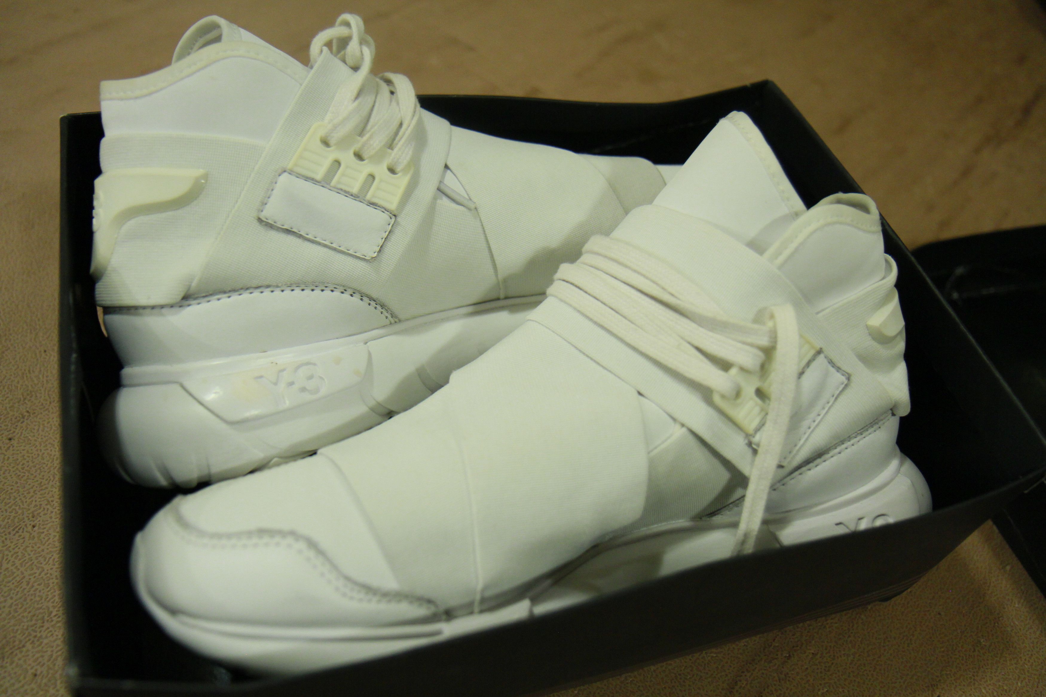 Adidas Y-3 Yohji Qasa High Triple White Size US 10 / EU 43 - 7 Thumbnail