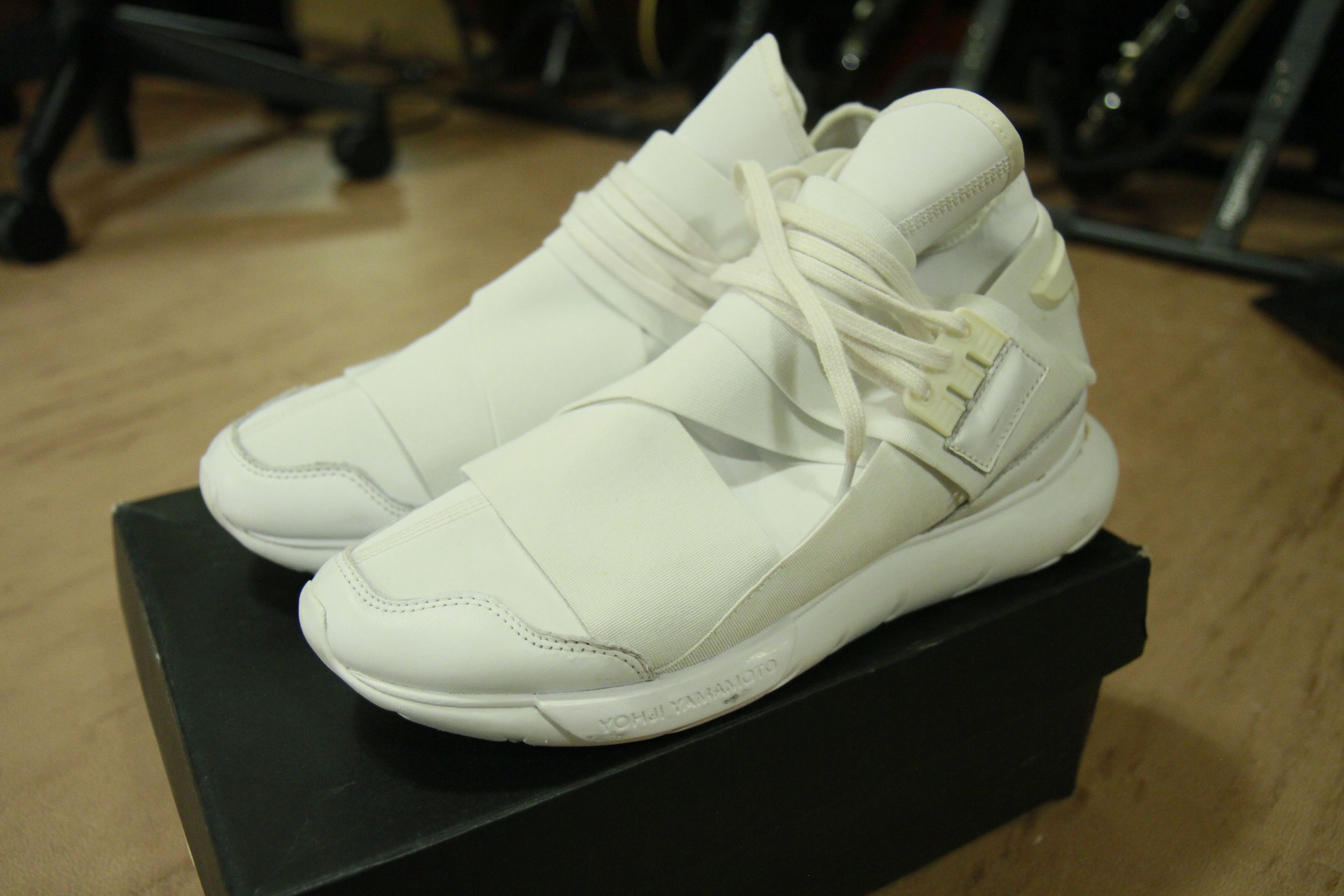 Adidas Y-3 Yohji Qasa High Triple White Size US 10 / EU 43 - 5 Thumbnail