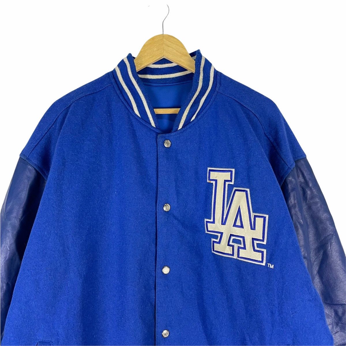 Jeff Hamilton 🔥JEFF HAMILTON LA Dodgers Reversible Varsity Jacket Size US XXL / EU 58 / 5 - 7 Thumbnail