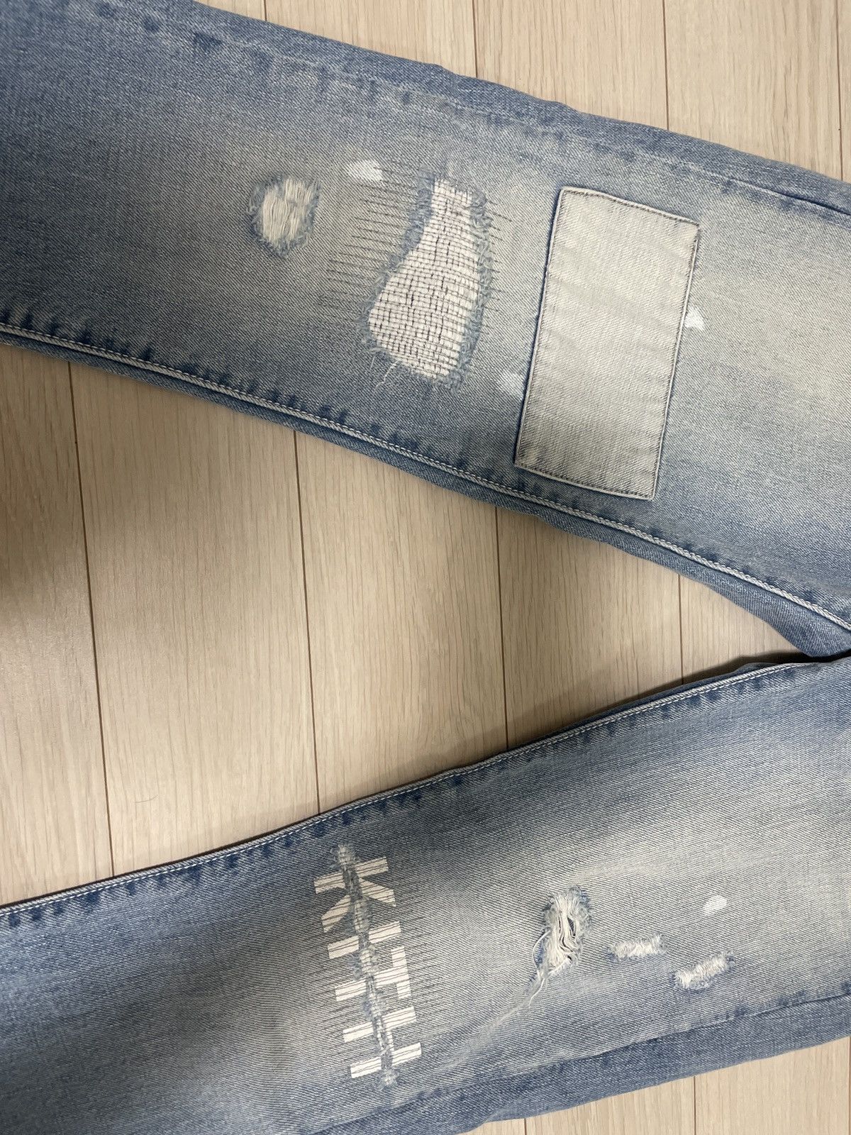 Kith KITH VARICK LETTER DENIM - HOSU 2.0 WASH 34 Size US 28 / EU 44 - 5 Thumbnail