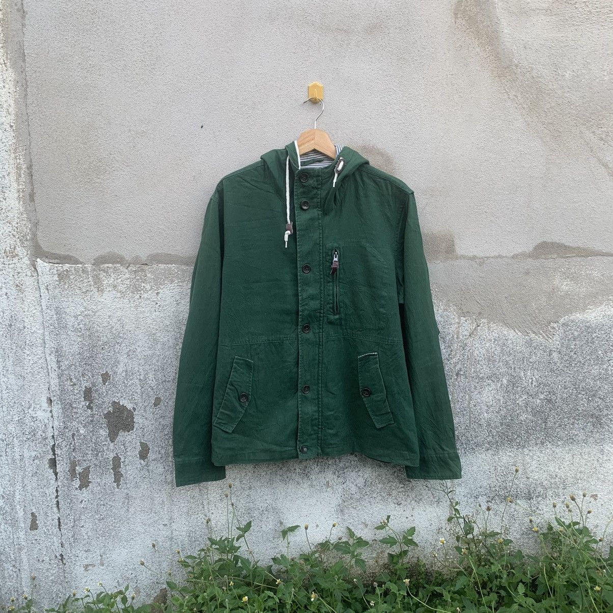Vintage Vintage Anti-Label Hooded Blank Jacket Unisex Size US L / EU 52-54 / 3 - 3 Thumbnail
