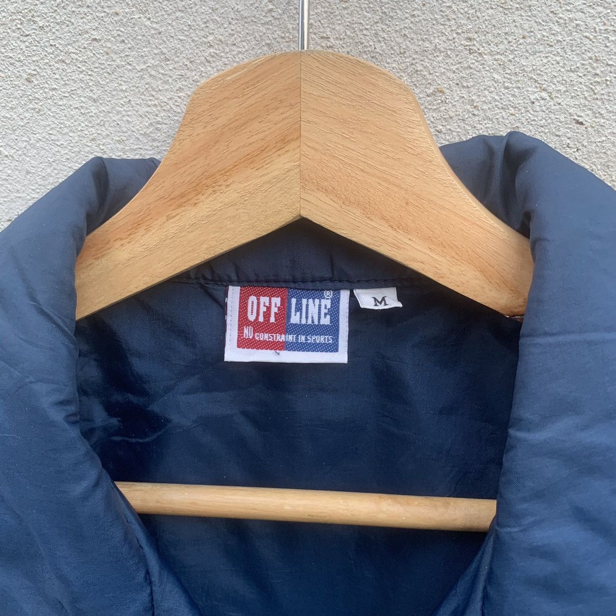 Japanese Brand CYBER WEEK💥Japanese Off Line Skull Button Ups Nylon Jacket Size US L / EU 52-54 / 3 - 7 Thumbnail
