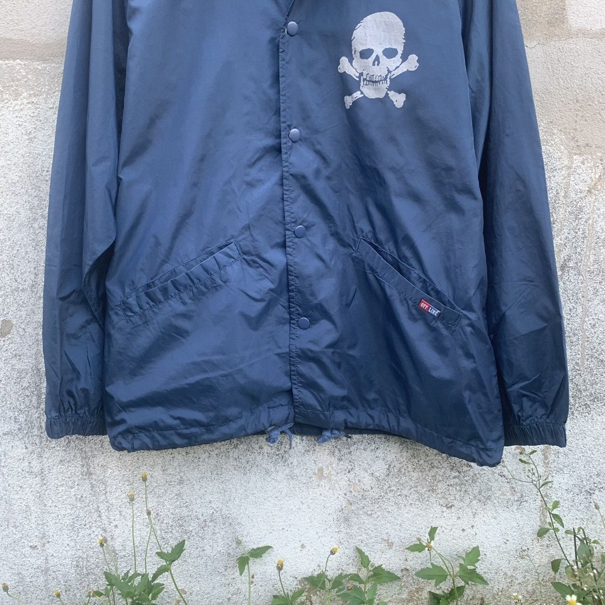 Japanese Brand CYBER WEEK💥Japanese Off Line Skull Button Ups Nylon Jacket Size US L / EU 52-54 / 3 - 5 Thumbnail