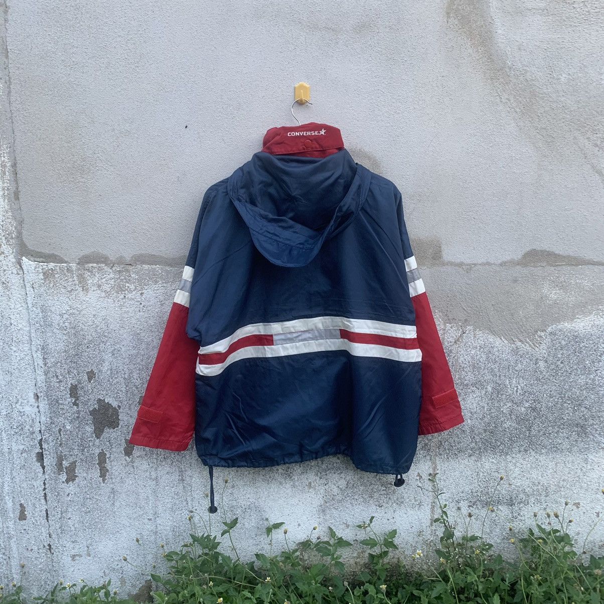 Converse 🍁 SEND OFFERS 🍁 Tri-Tone CONVERSE Hooded Polyester Jacket Size US L / EU 52-54 / 3 - 8 Thumbnail