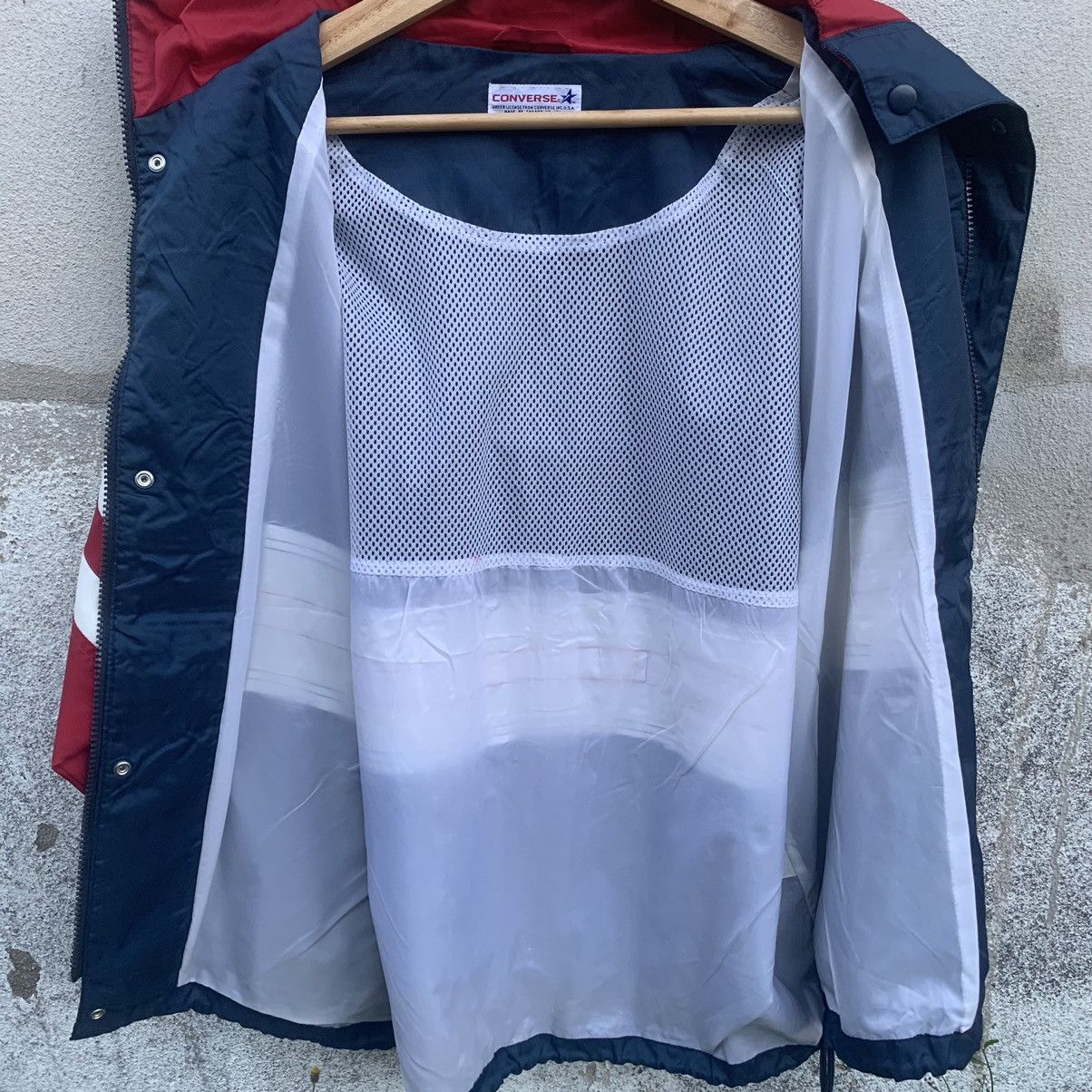 Converse 🍁 SEND OFFERS 🍁 Tri-Tone CONVERSE Hooded Polyester Jacket Size US L / EU 52-54 / 3 - 13 Thumbnail