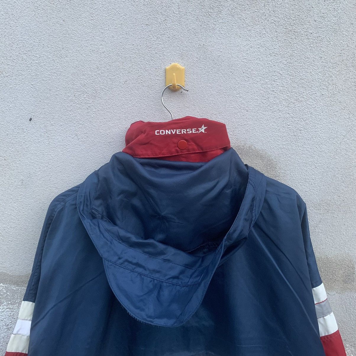 Converse 🍁 SEND OFFERS 🍁 Tri-Tone CONVERSE Hooded Polyester Jacket Size US L / EU 52-54 / 3 - 9 Thumbnail