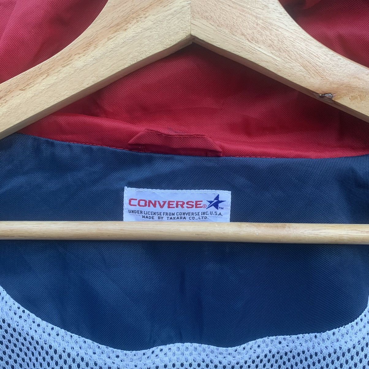 Converse 🍁 SEND OFFERS 🍁 Tri-Tone CONVERSE Hooded Polyester Jacket Size US L / EU 52-54 / 3 - 14 Thumbnail