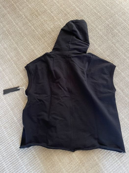 Fear of god sleeveless hoodie online