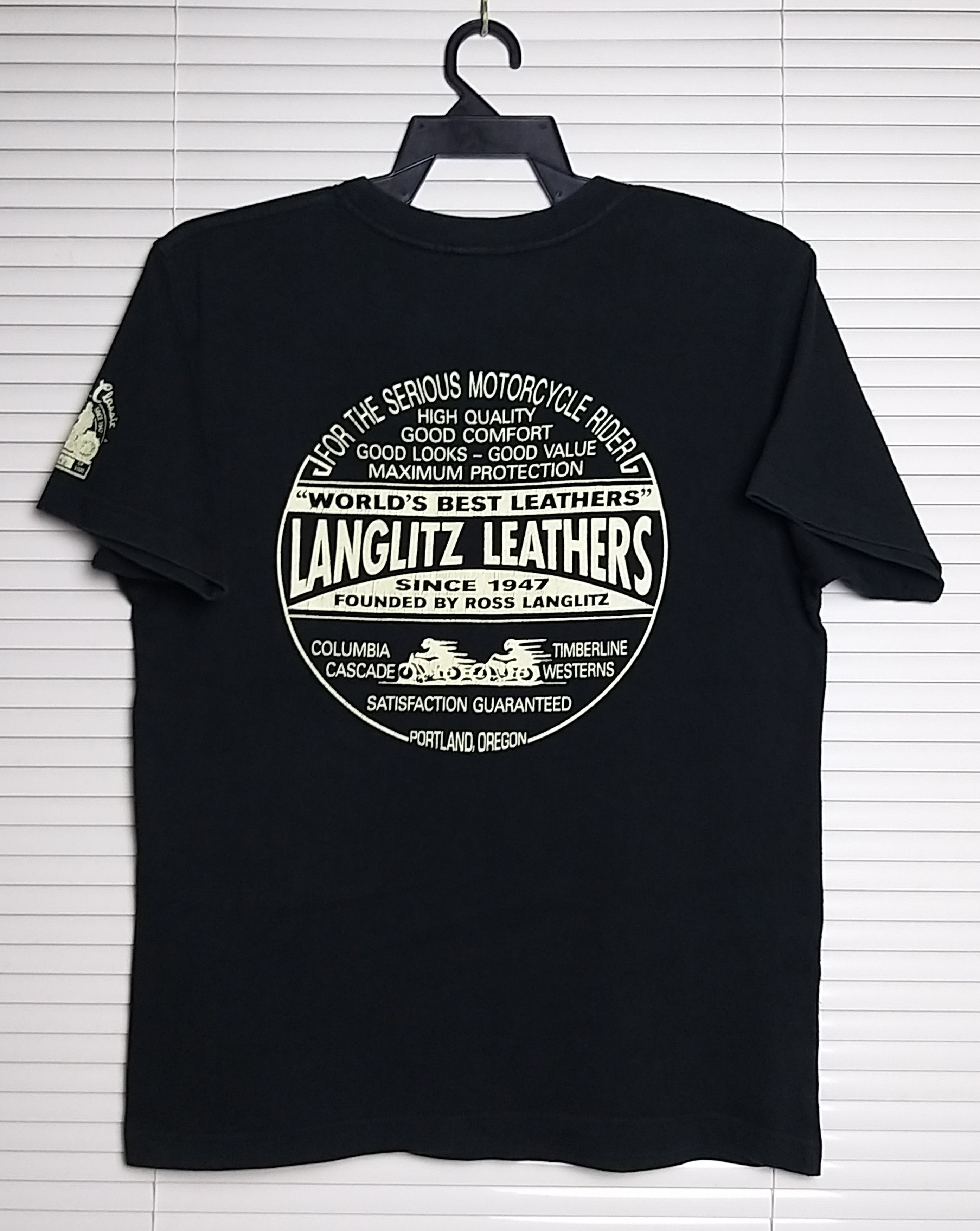 Indian Motorcycle LANGLITZ LEATHERS MOTORCYCLE LIMITED EDITION T SHIRT Size US M / EU 48-50 / 2 - 4 Thumbnail