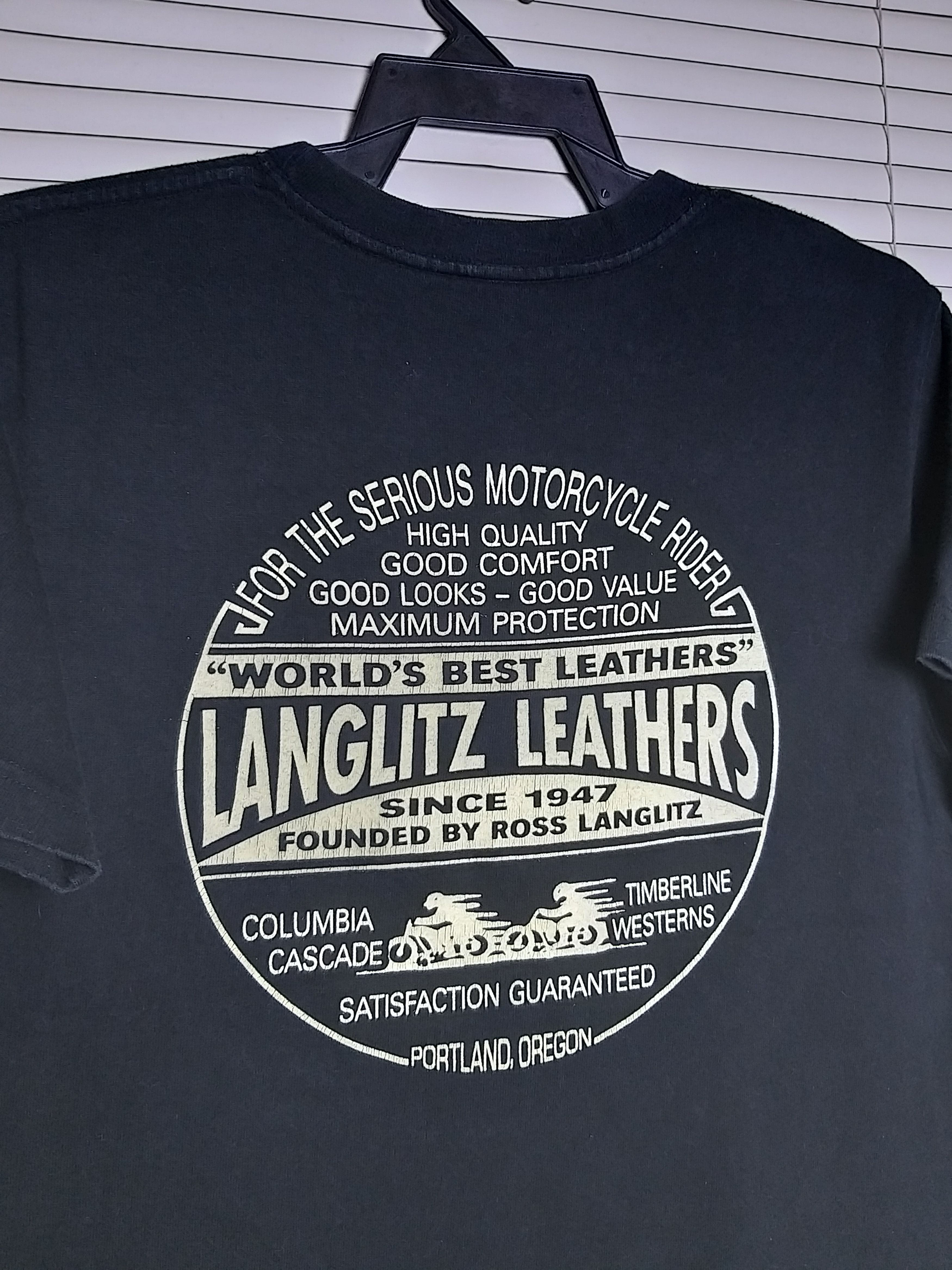 Indian Motorcycle LANGLITZ LEATHERS MOTORCYCLE LIMITED EDITION T SHIRT Size US M / EU 48-50 / 2 - 6 Thumbnail